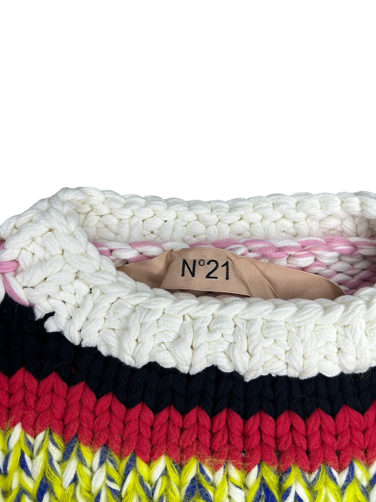 No. 21 S/S 22 Hand Knitted Vest Size ONE SIZE - 2 Thumbnail