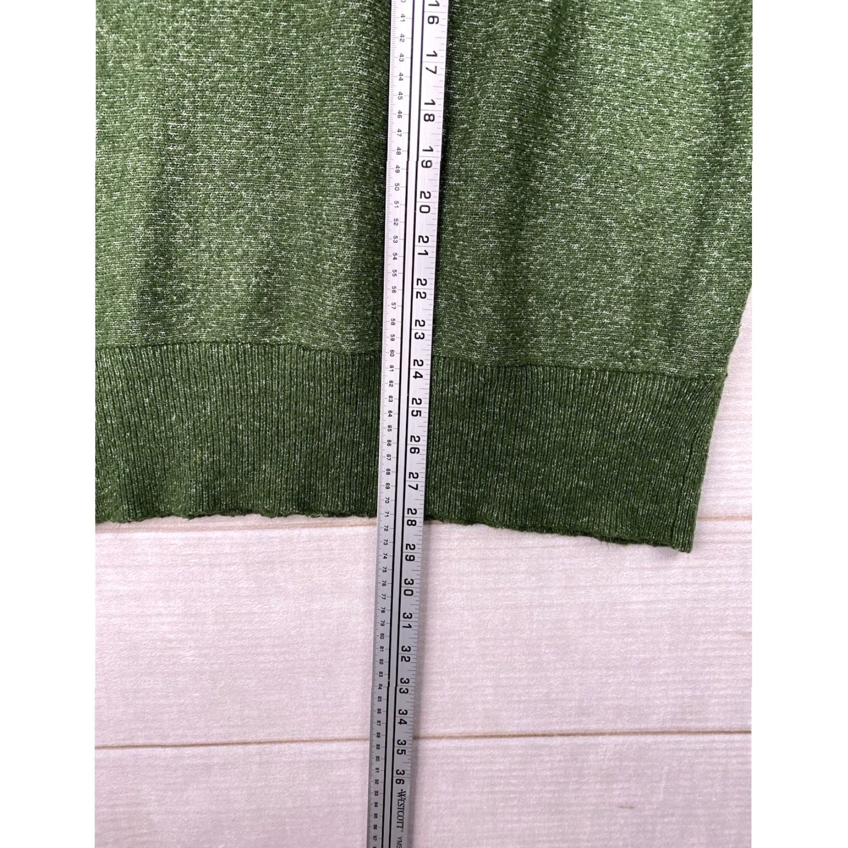 Vintage Maurices Sweater Womens 2XL Green Dolman 3/4 Sleeve Pullover Knit Stretchy Casual Classic Round Neck Shirt Men? Size XXL / US 16-18 / IT 52-54 - 4 Thumbnail