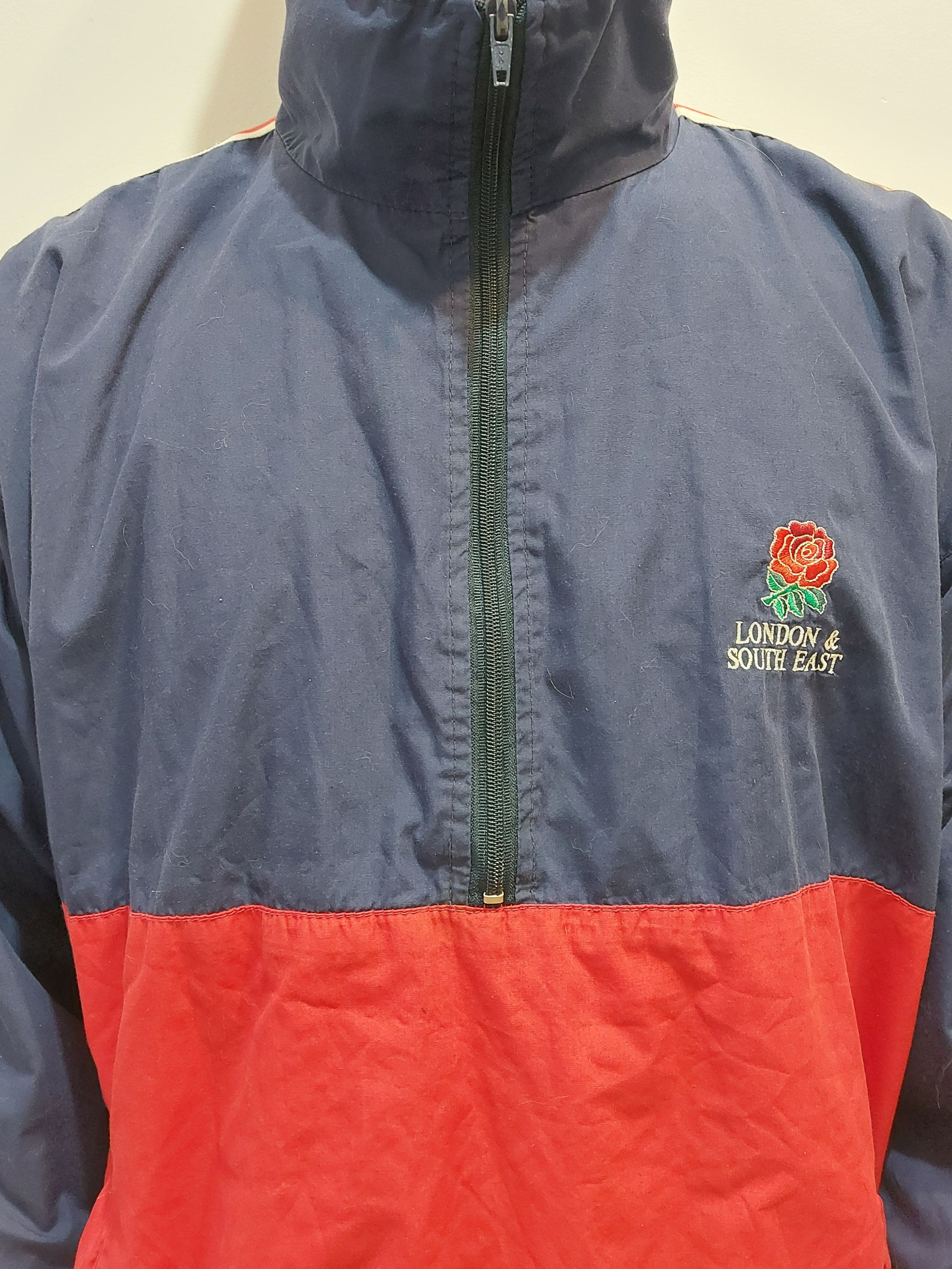 Other London & South East Sport Jacket Blue Red Windbreaker L Size US L / EU 52-54 / 3 - 5 Thumbnail