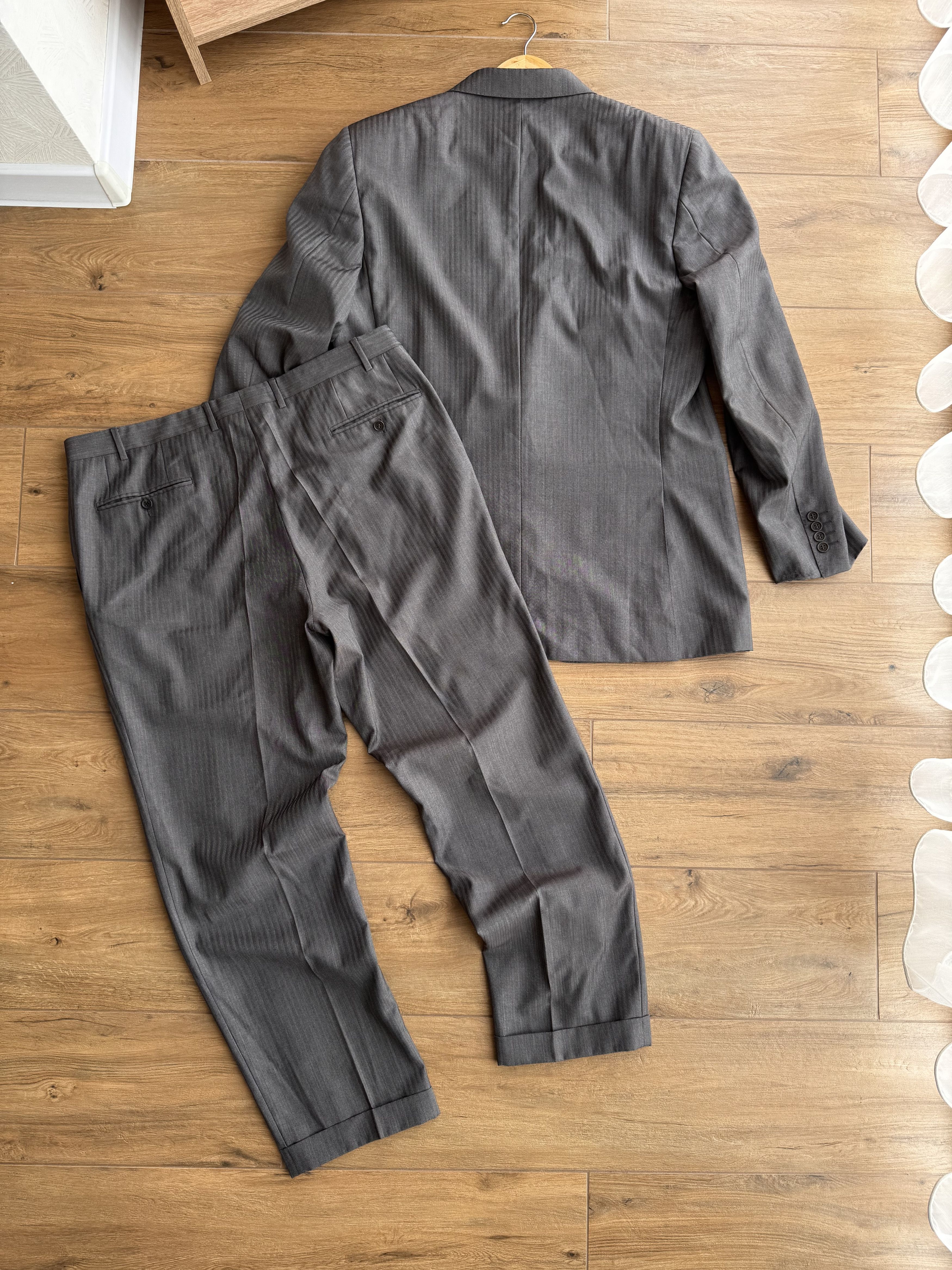 Canali × Vintage Vintage Canali Covela Luxury Pure Wool Formal Suit Size 56R Size 54R - 12 Thumbnail
