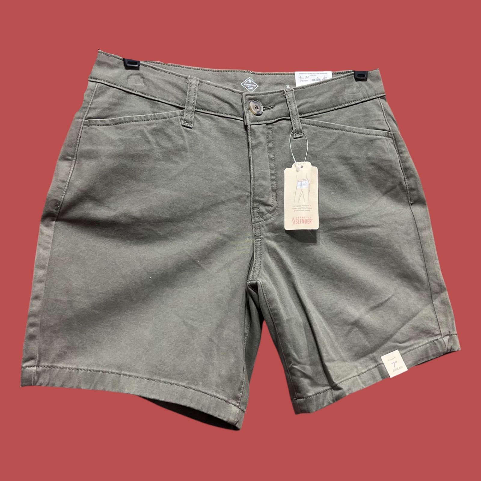 Other St. John's Bay - Women's Mid-Rise Secretly Slender 7" Inseam Size 26" / US 2 / IT 38 - 9 Thumbnail