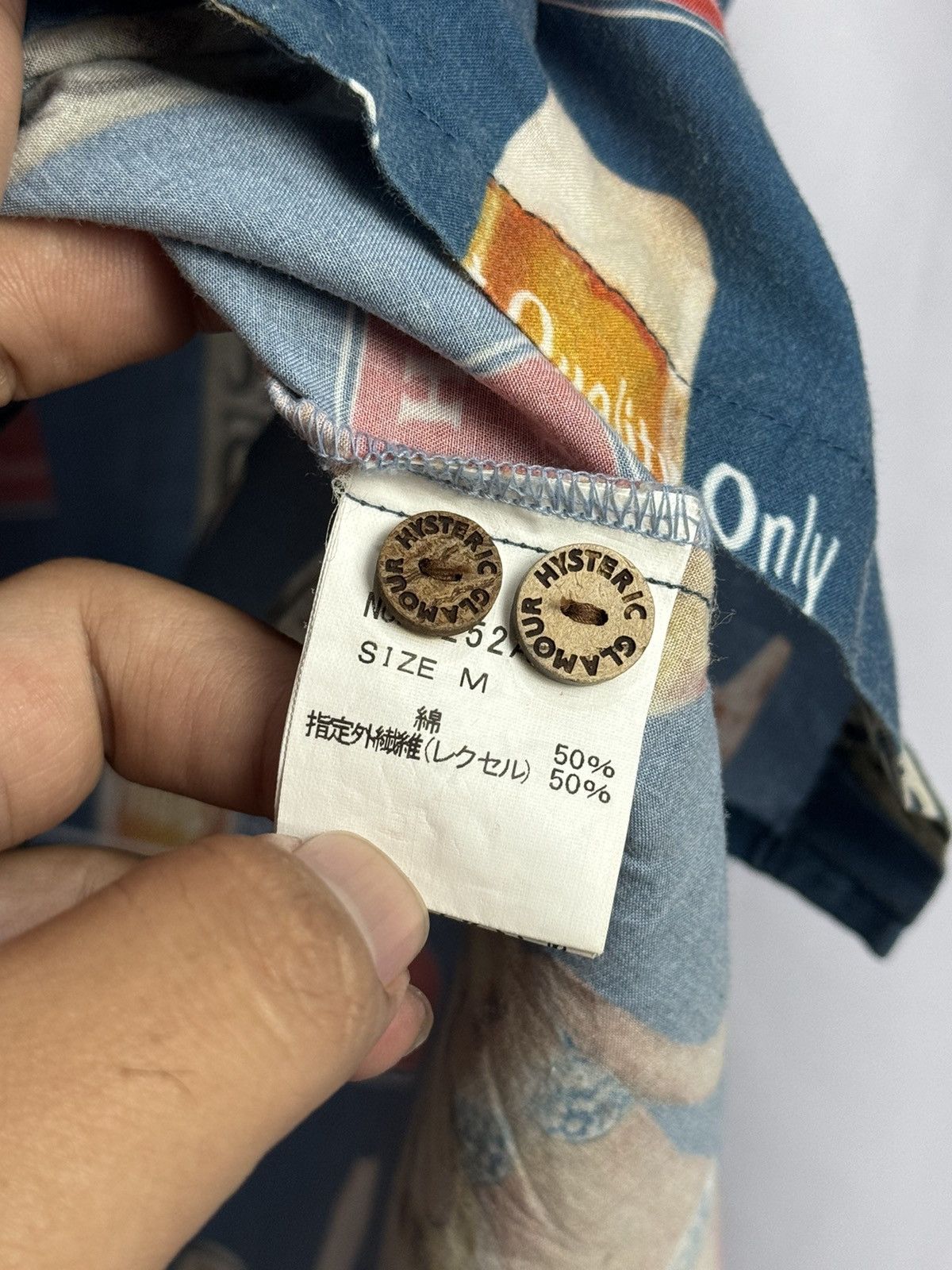 Hysteric Glamour × Japanese Brand Hysteric Glamour Malt Liquor Button Shirt Size US M / EU 48-50 / 2 - 10 Thumbnail