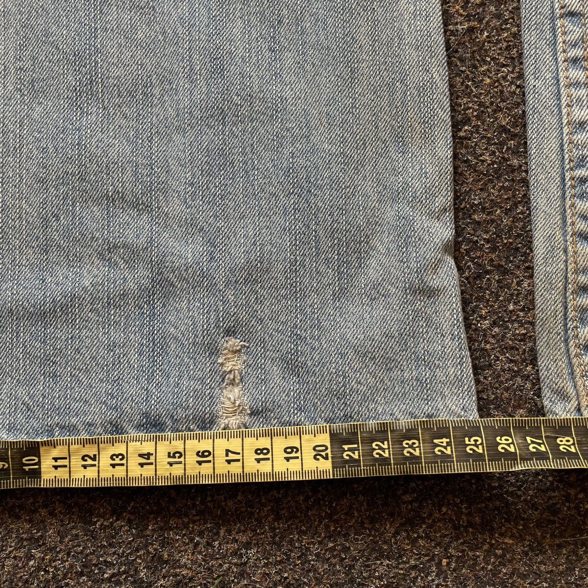 Vintage Vintage Y2K Floral Distressed Bootcut Jeans Streetwear 34 Size 34" / US 12 / IT 48 - 7 Thumbnail