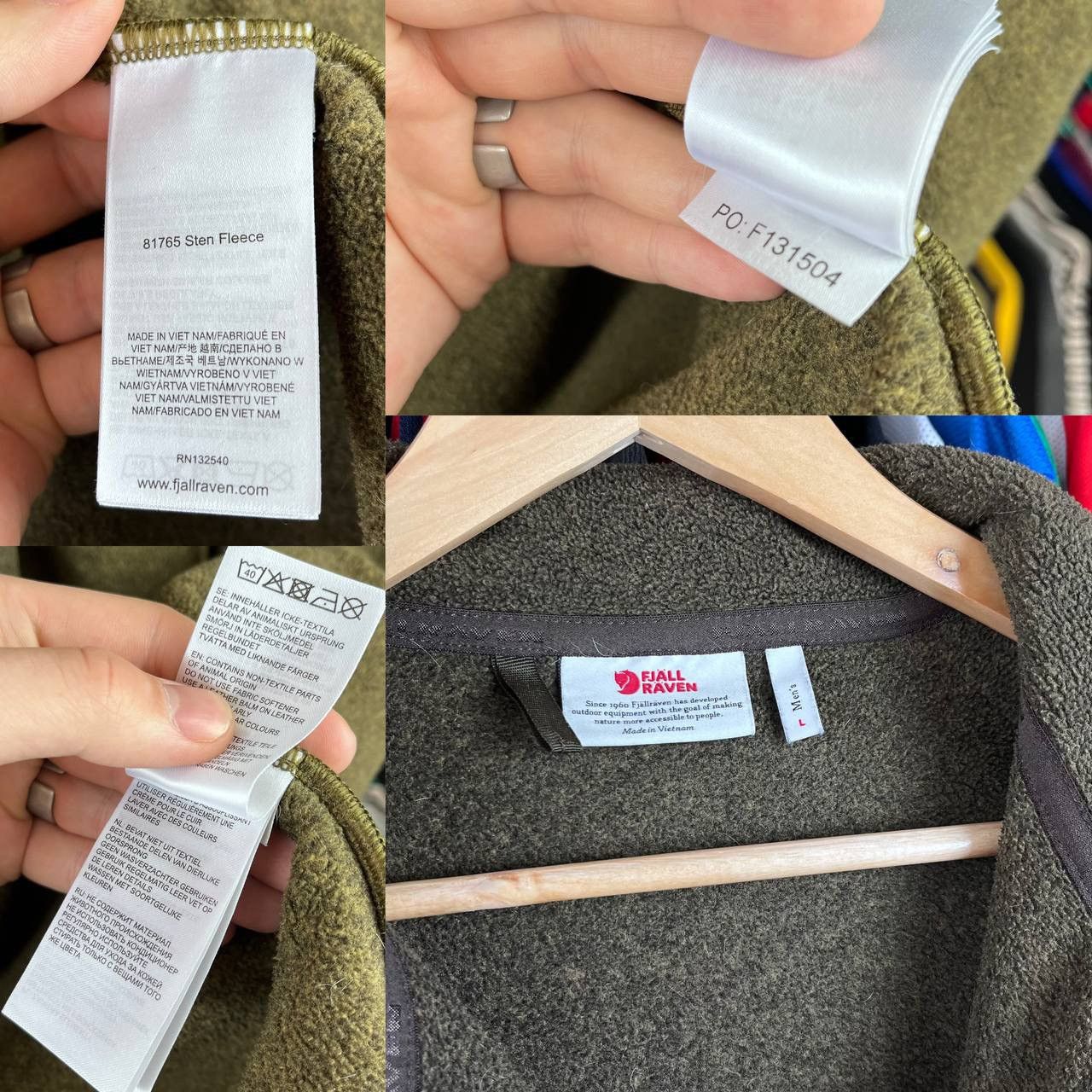 Fjallraven Fjallraven Green Zip Sten Fleece Jacket Size US L / EU 52-54 / 3 - 10 Thumbnail