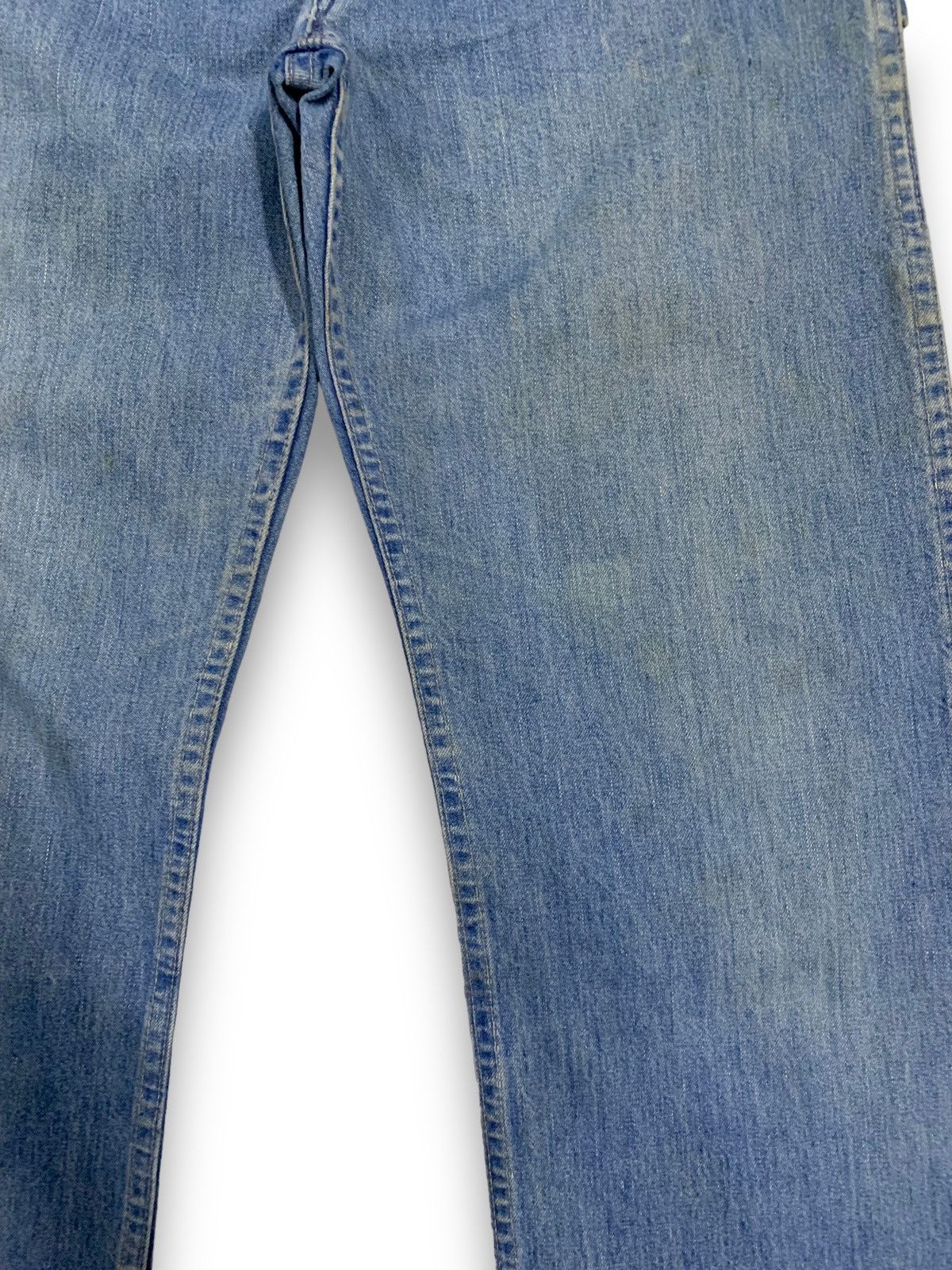Oshkosh Vintage 90s Oshkosh BGosh Faded Denim Carpenter Overalls Size US 29 - 13 Thumbnail