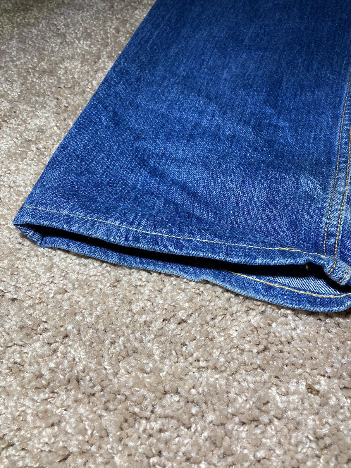 Martine Rose SS18 Martine Rose Boss Logo Extended Jeans 2018 MR Indigo 90 Size US 30 / EU 46 - 7 Thumbnail