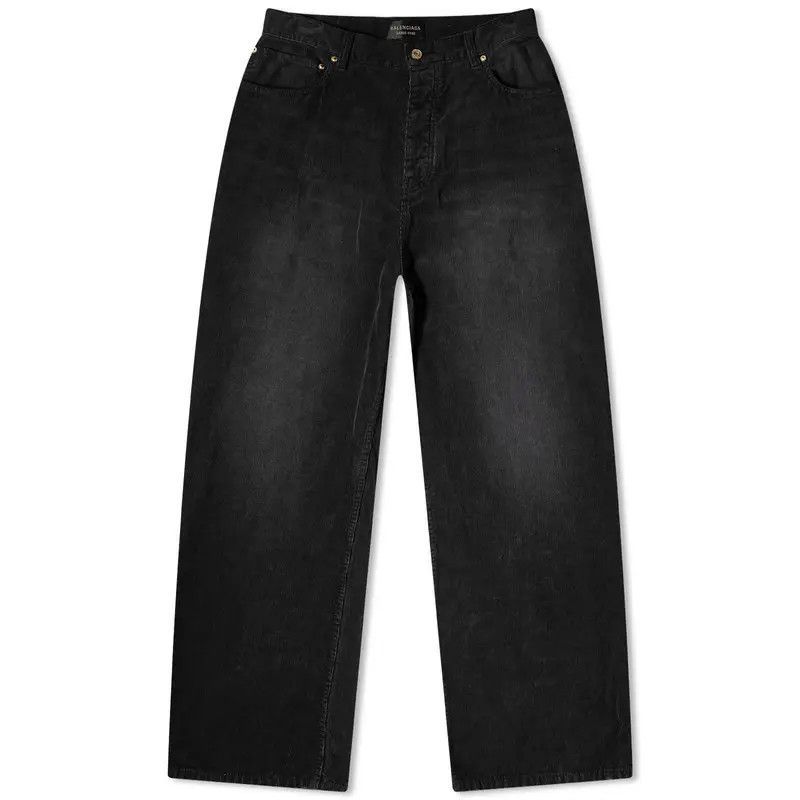 Balenciaga o1w1db11225 Baggy Pants in Black Size US 36 / EU 52 - 1 Thumbnail