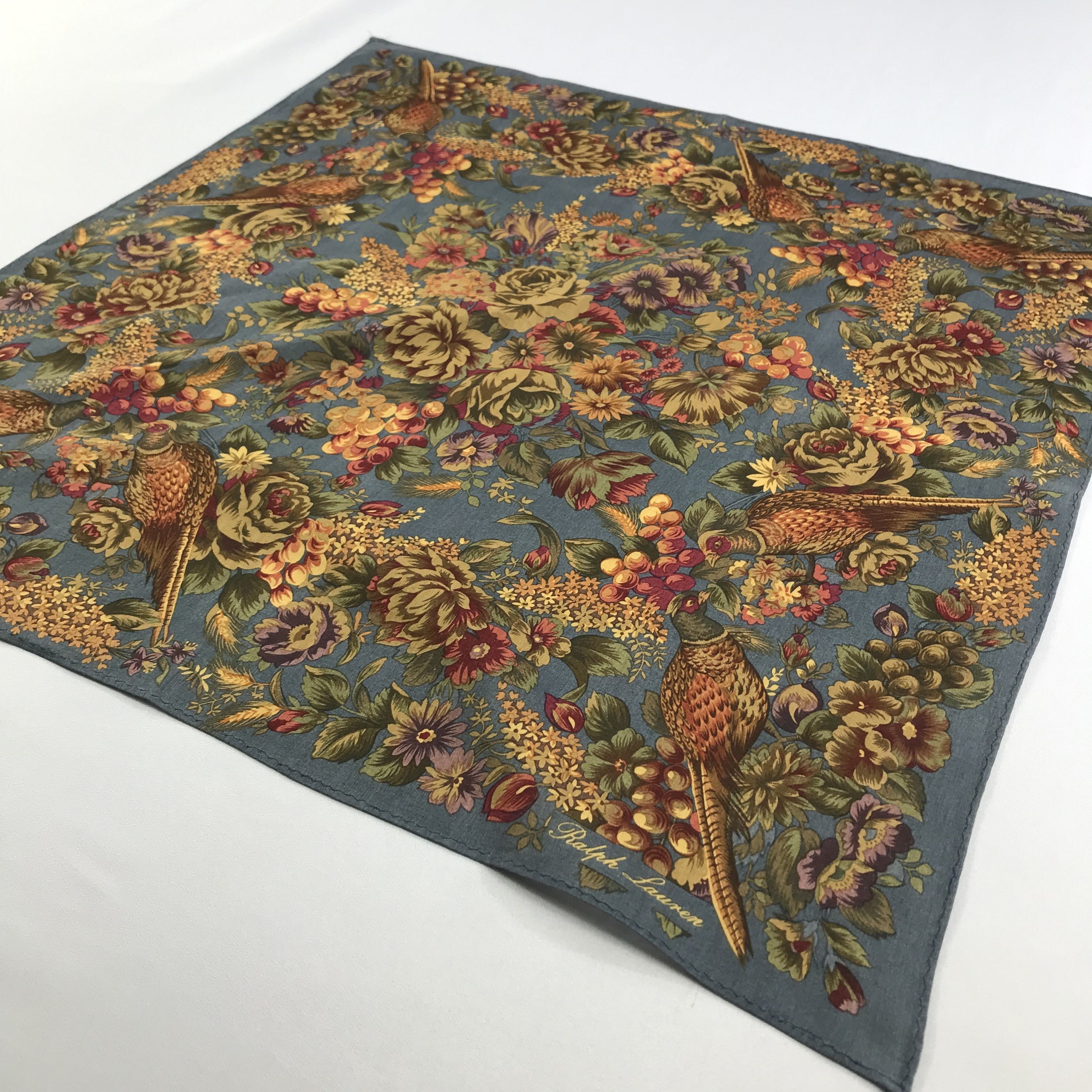 Ralph Lauren × Vintage Ralph Lauren Bandana / Handkerchief / Neckerchief - S2588 Size ONE SIZE - 2 Thumbnail