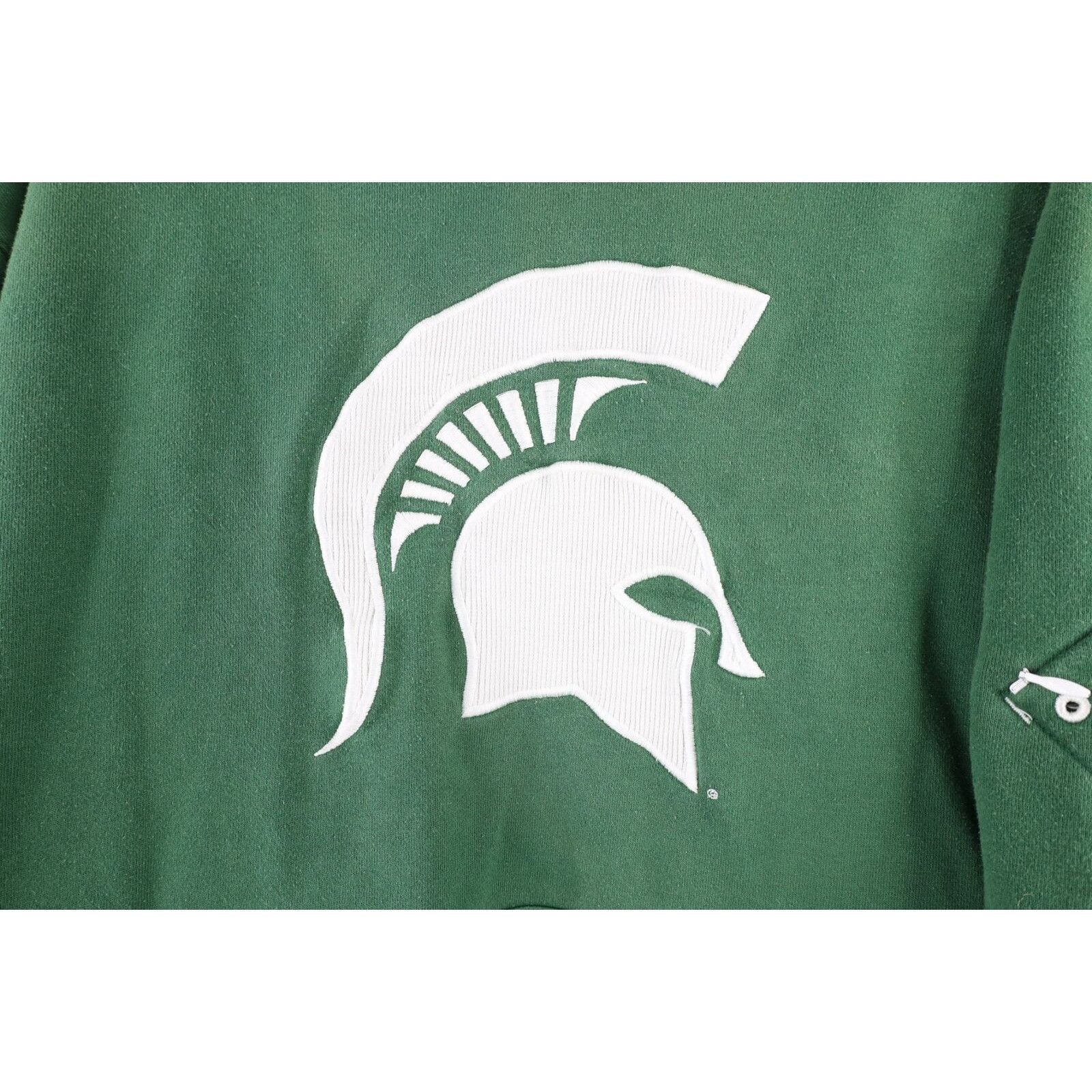 Nike × Vintage Nike Travis Scott Swoosh Michigan State University Hoodie Size US L / EU 52-54 / 3 - 11 Thumbnail