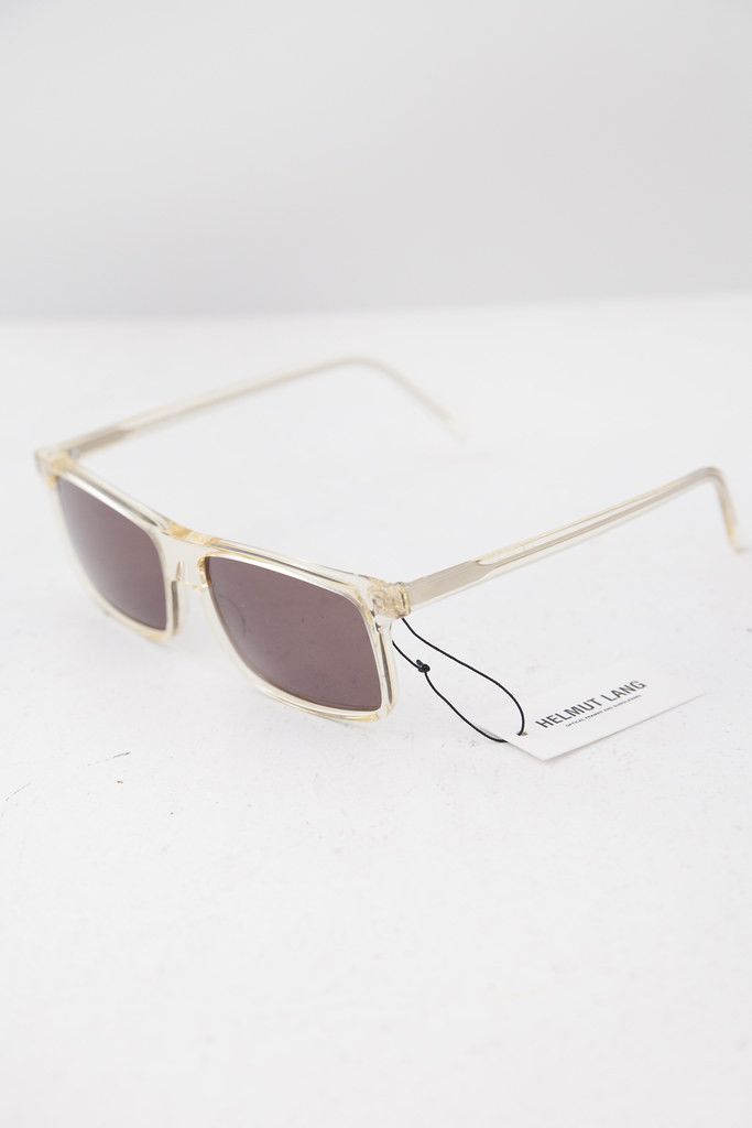 Helmut Lang Vintage yellow transparent sunglasses Size ONE SIZE - 2 Thumbnail