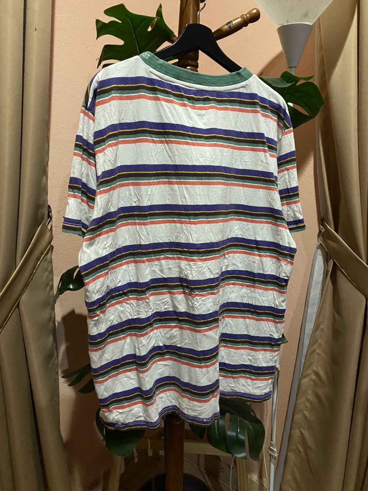 Guess Guess Los Angeles Striped Logo T-Shirt – 90s Retro-Inspired Size US XL / EU 56 / 4 - 12 Thumbnail