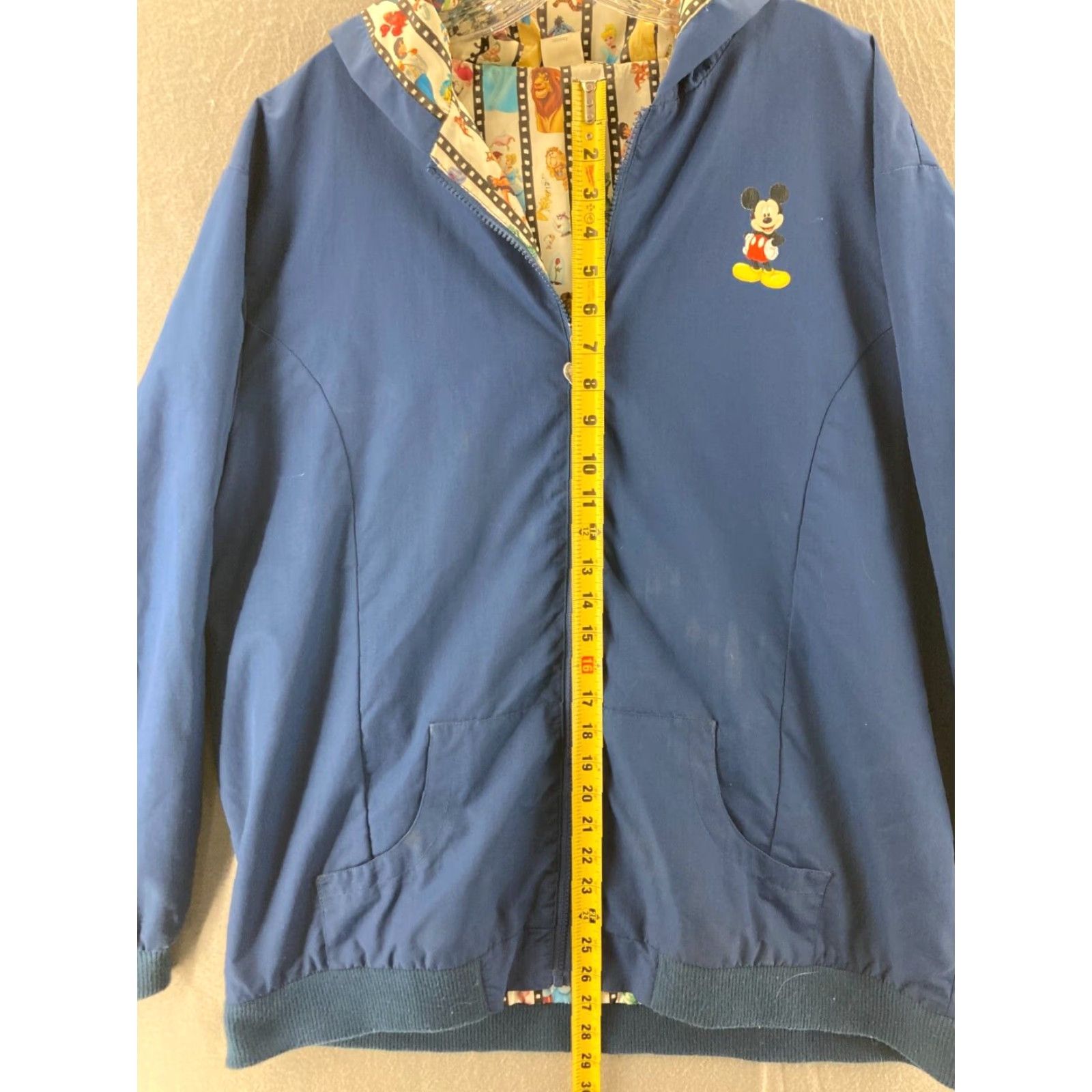 Disney Disney Walt Disney World Hooded Jacket Womens XL Blue Full Zip Mickey Princess Size XL / US 12-14 / IT 48-50 - 3 Thumbnail