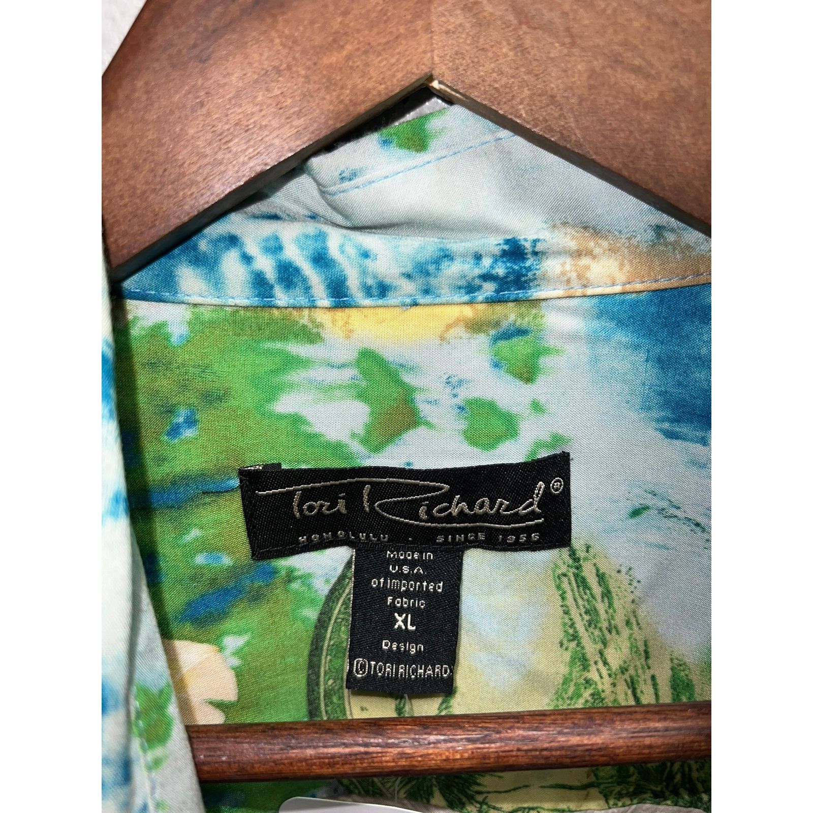 Tori Richard Vintage Tori Richard Hawaii Button Up Shirt Hawaiian VTG XL Size US XL / EU 56 / 4 - 6 Thumbnail