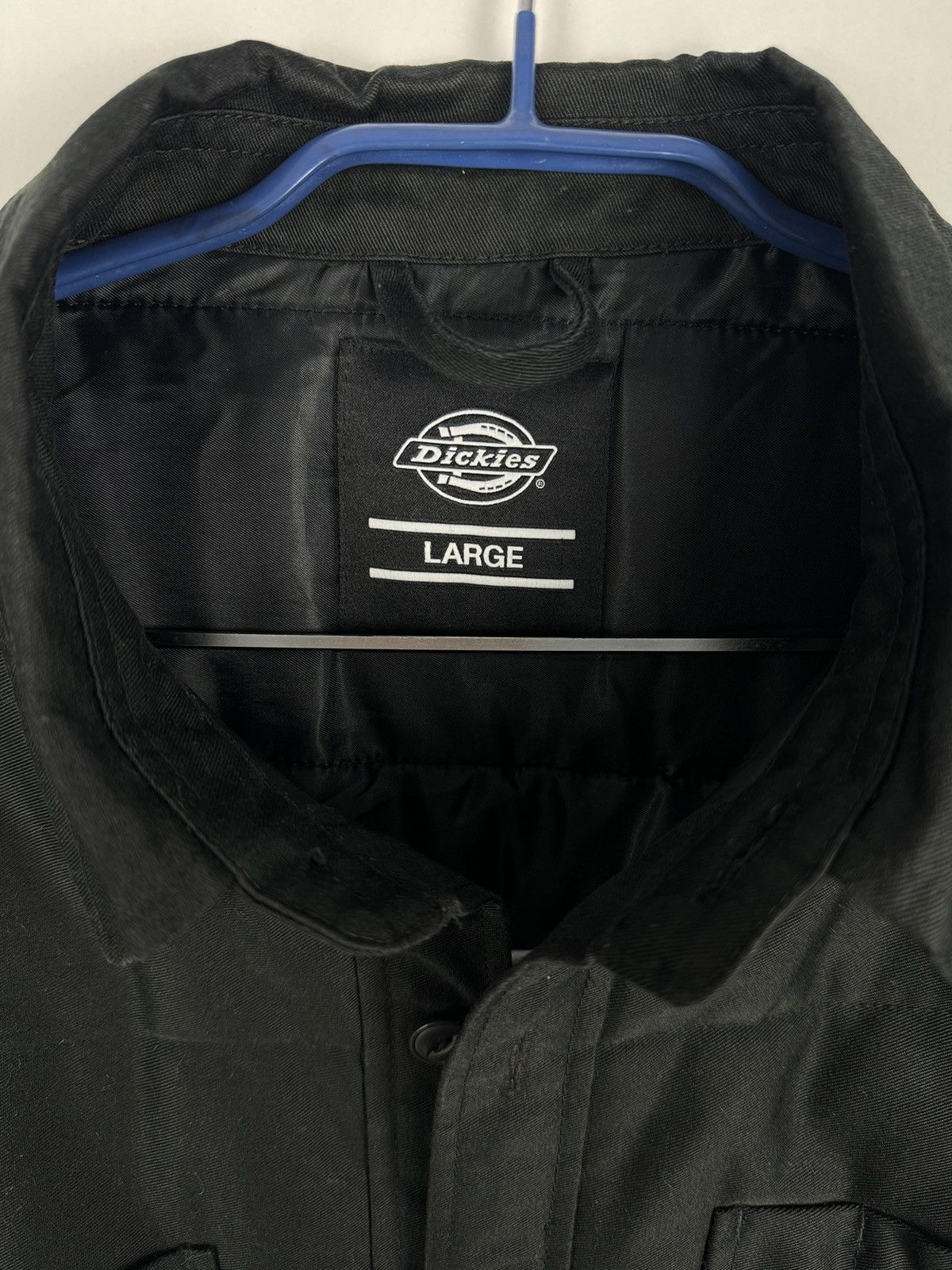 Carhartt Dickies Black Button Up Skater Jacket Size US L / EU 52-54 / 3 - 3 Thumbnail