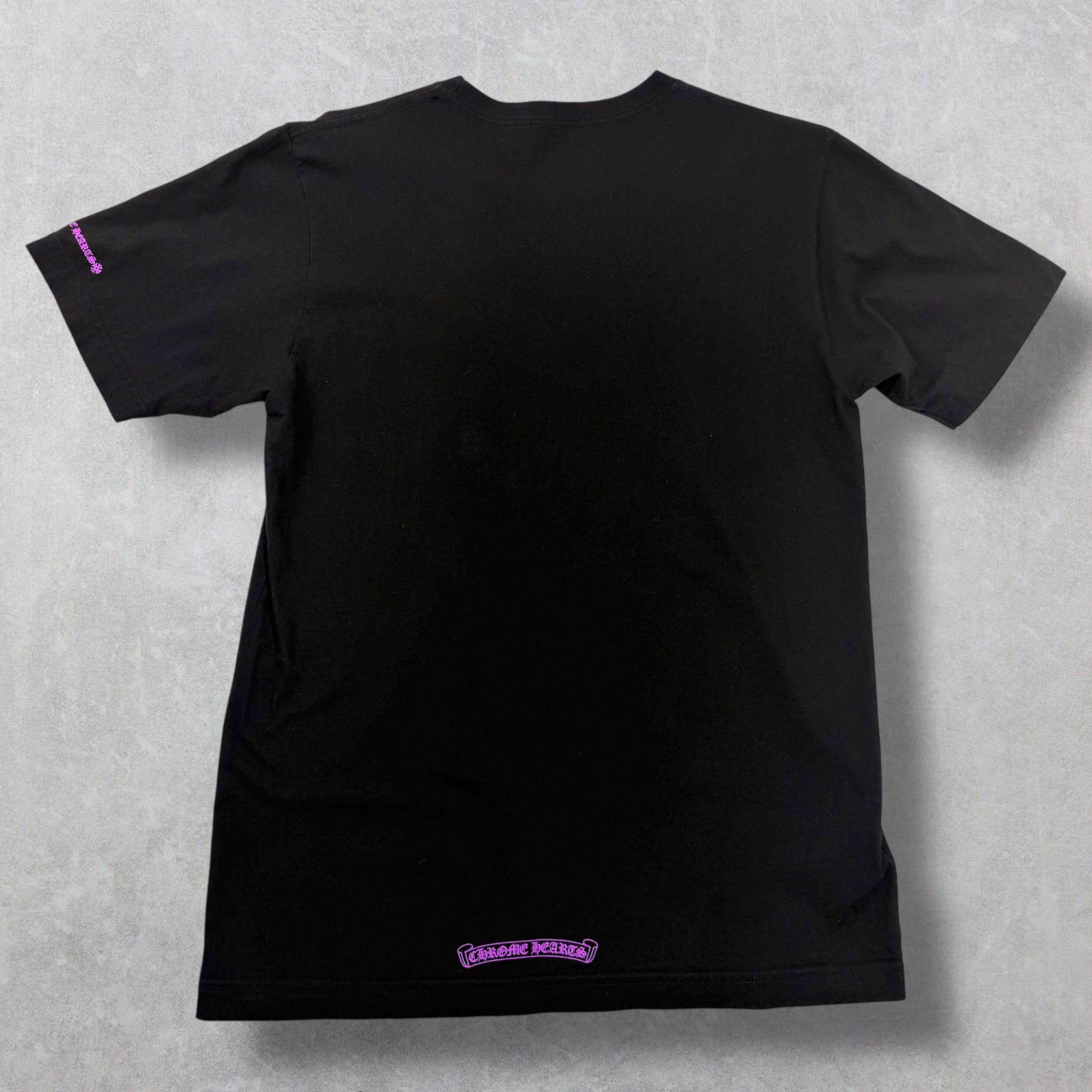 Chrome Hearts Chrome Hearts Purple Neck Logo Tee M Size US M / EU 48-50 / 2 - 3 Thumbnail