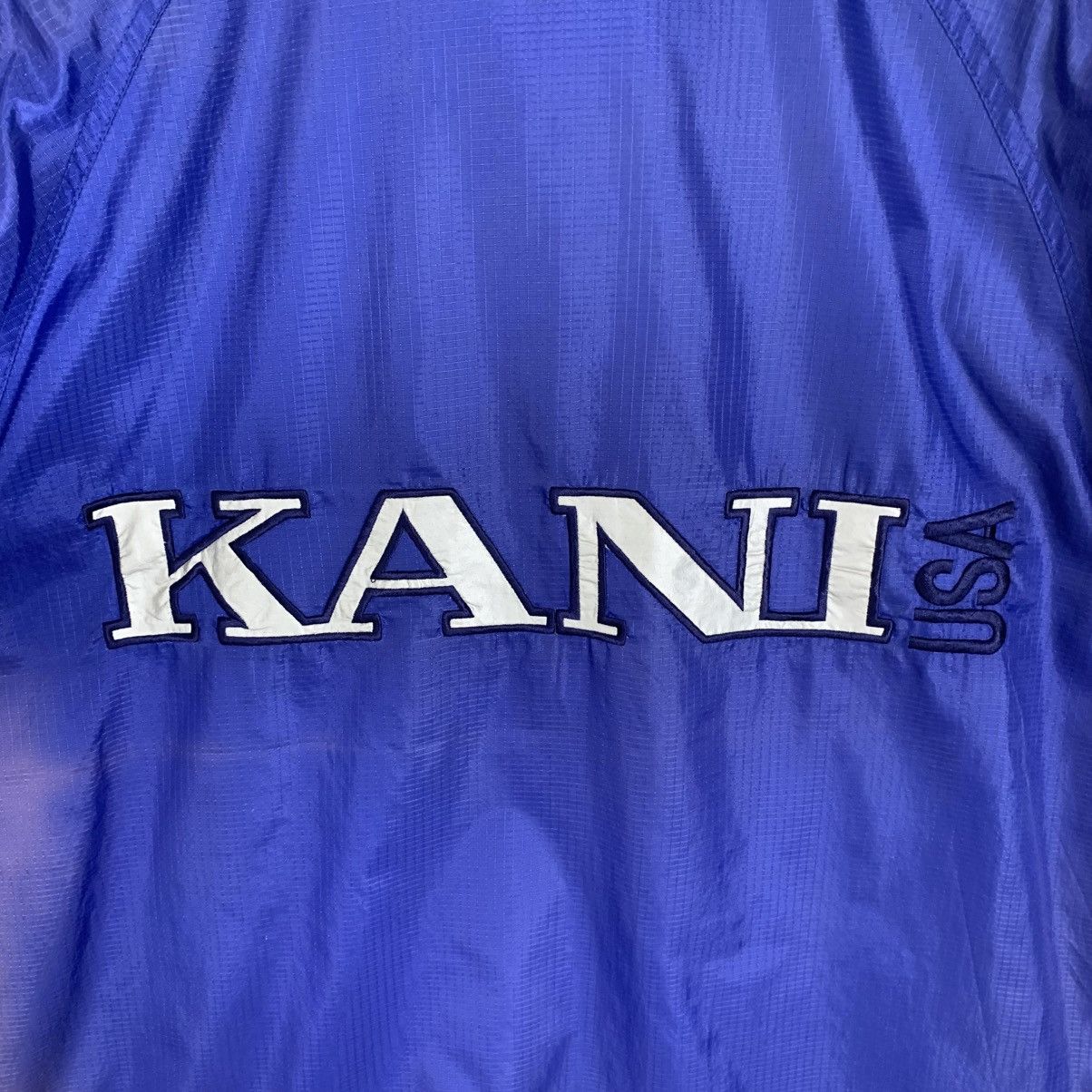 Designer × Karl Kani × Vintage Vintage Karl Kani Sport Light Jacket Big Logo Zipper Jacket Size US L / EU 52-54 / 3 - 11 Thumbnail