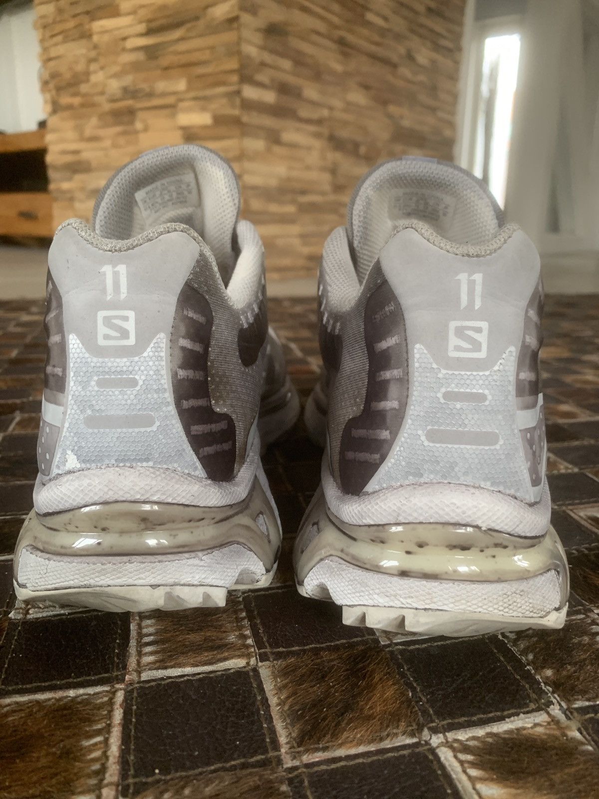 11 By Boris Bidjan Saberi Salomon Edition Bamba 5 Sneakers - Light Grey (Size 12) Size US 12 / EU 45 - 11 Thumbnail