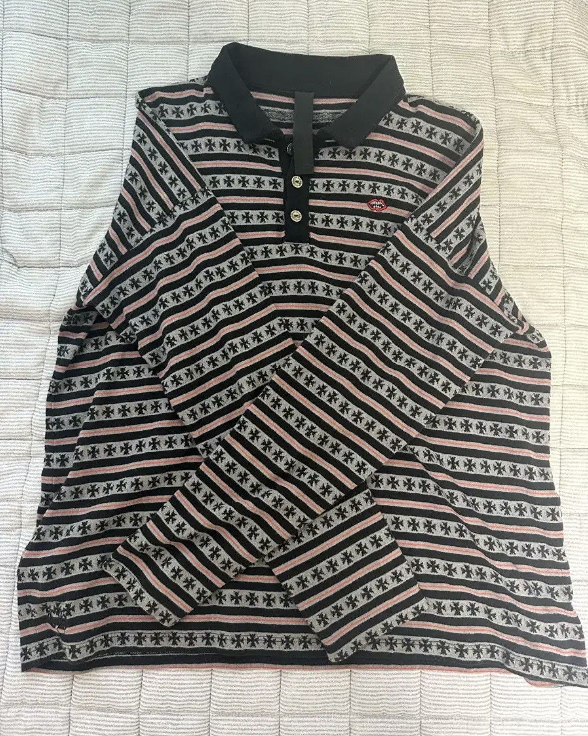 Chrome Hearts Mattyboy Stripe Longsleeve Tee