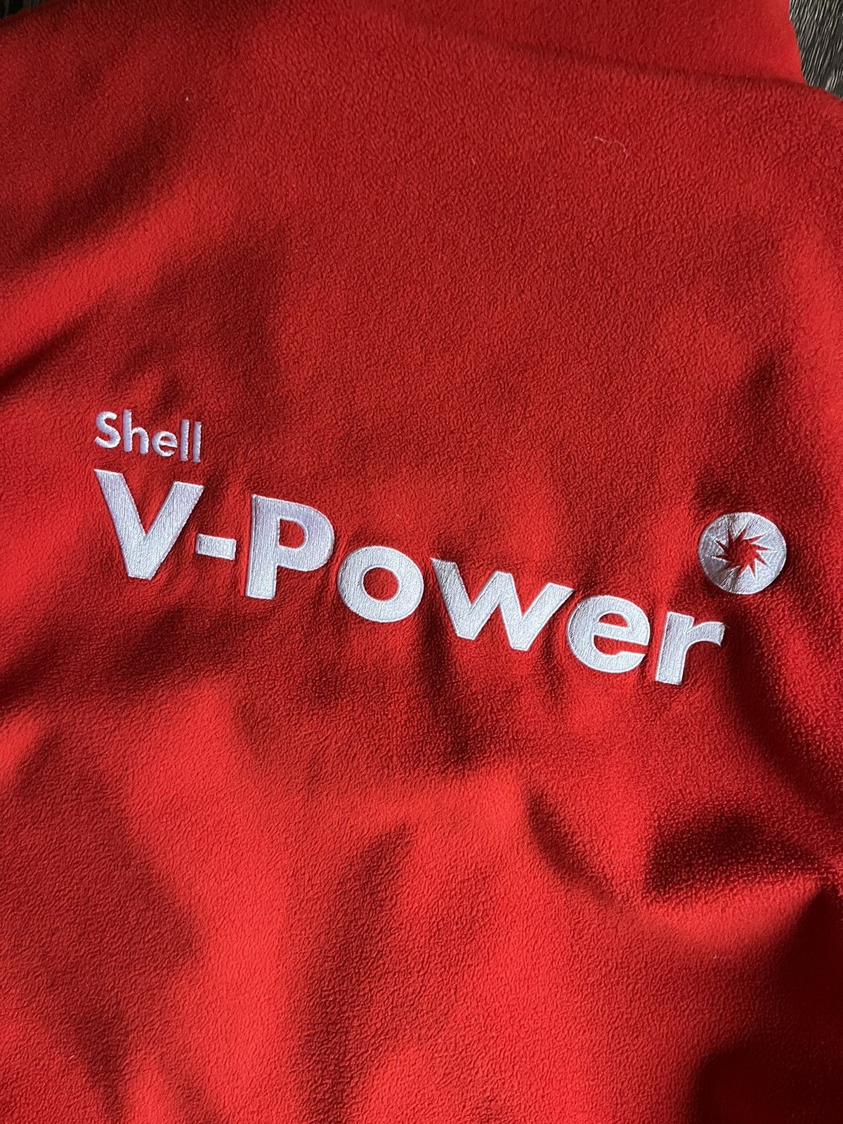 Ferrari × Vintage Vintage Ferrari Racing Formula 1 Shell V-Power Fleece Jacket Size US L / EU 52-54 / 3 - 13 Thumbnail