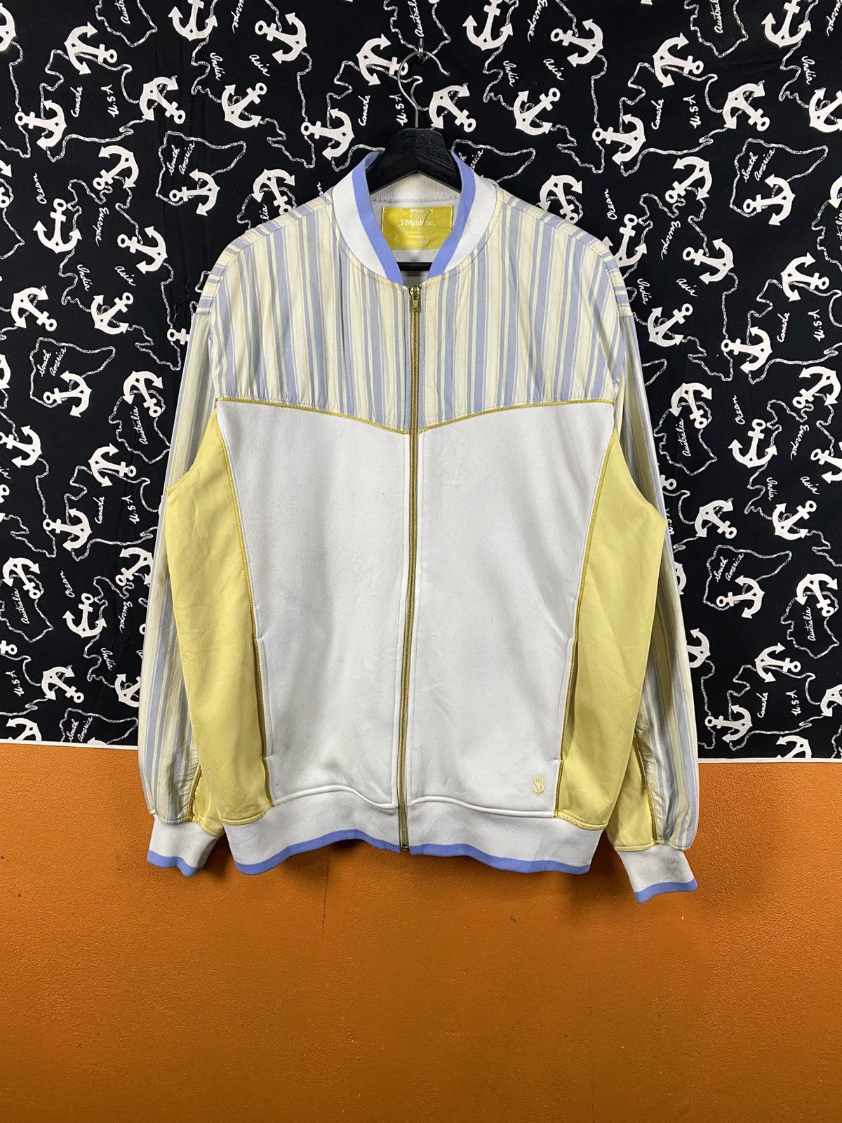 Swagger Vintage Dsgn Swaggerr “SwAthletic” Zip-Up Track Jacket Size US L / EU 52-54 / 3 - 3 Thumbnail