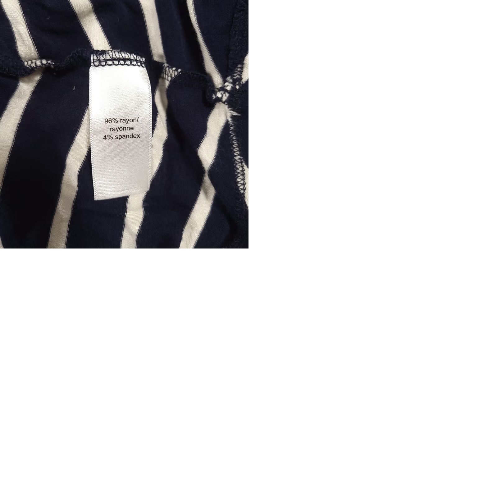 Vintage Maurices 24/7 Tank Top Shirt Womens Large Blue Striped Scoop Neck Stretch Tank Size L / US 10 / IT 46 - 9 Thumbnail