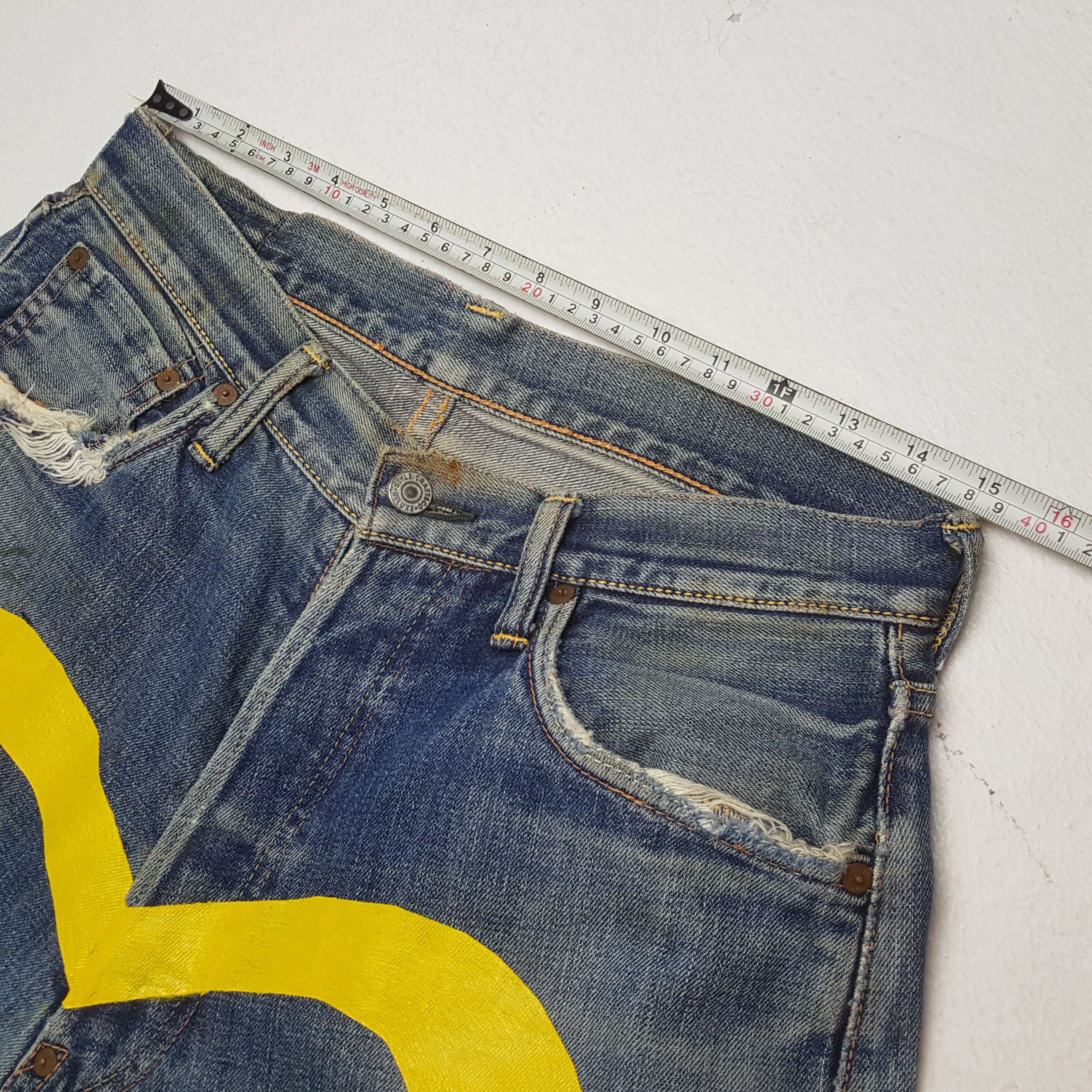 Evisu EVISU Japanese Brand Streetwear Custom Daicock Jeans Size US 30 / EU 46 - 7 Thumbnail