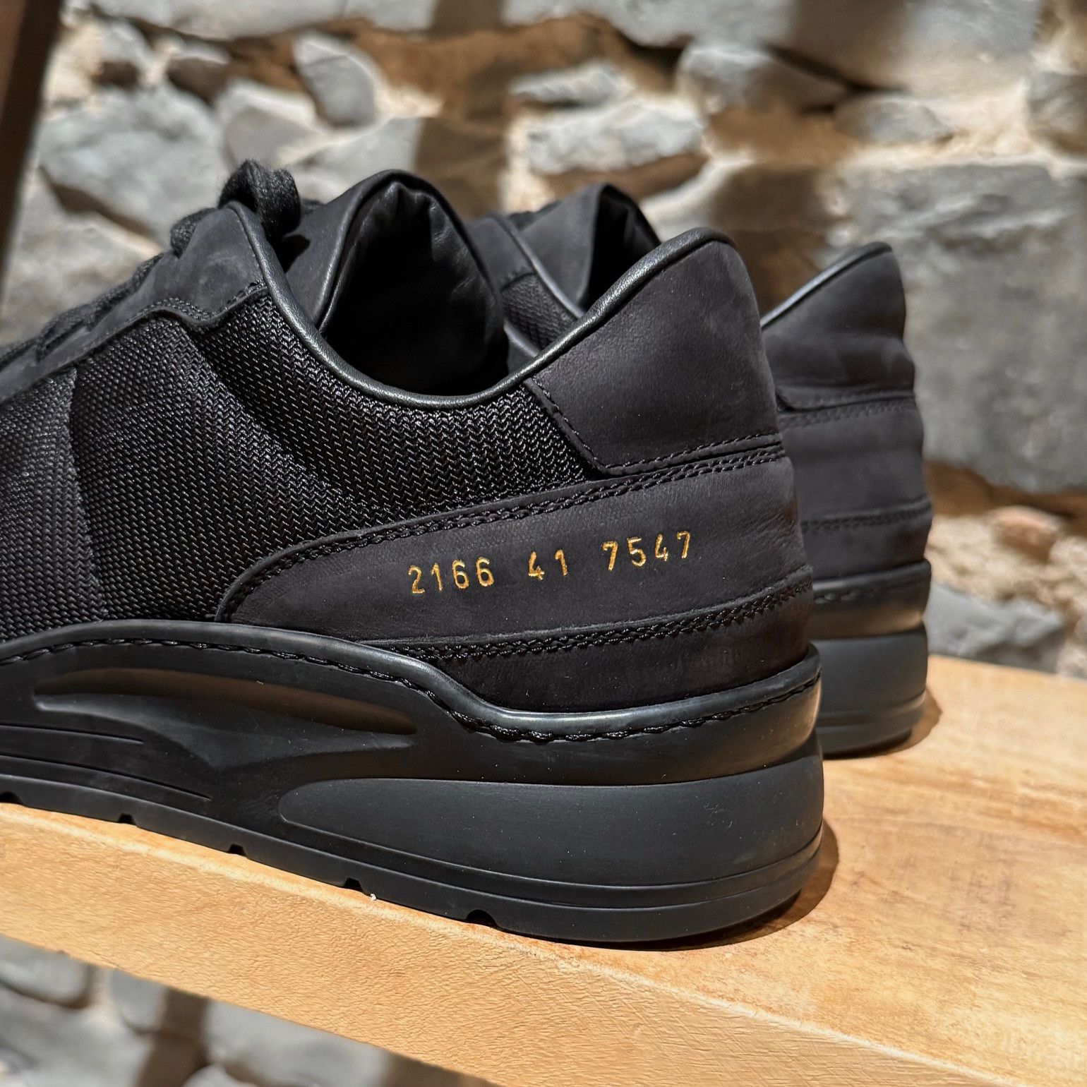 Common Projects Common Project New Track Black Mesh Nubuck Sneakers Size US 8 / EU 41 - 6 Thumbnail