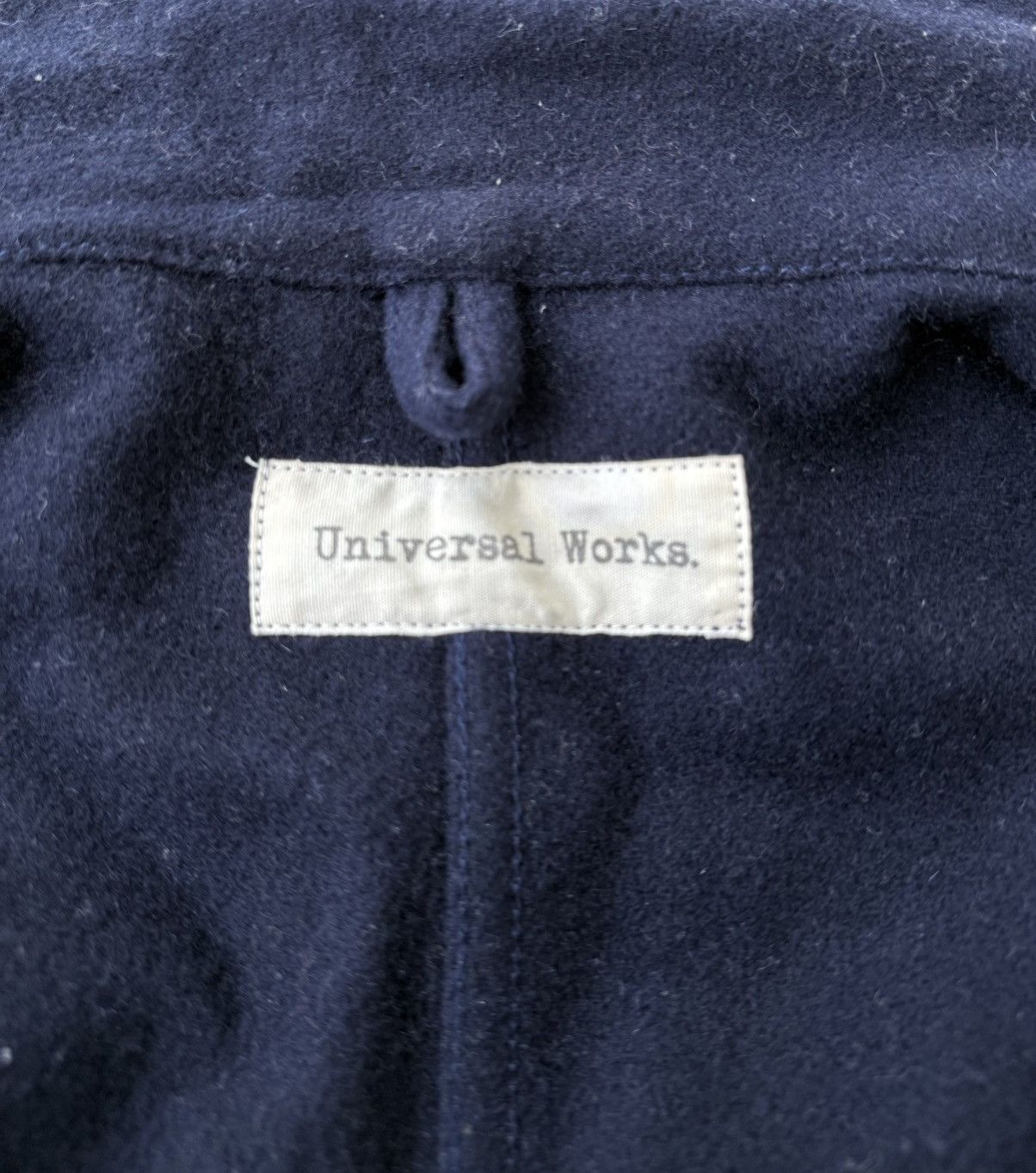Universal Works Universal Works Cruiser Jacket Mowbray Navy Wool Size: M Size US M / EU 48-50 / 2 - 8 Thumbnail