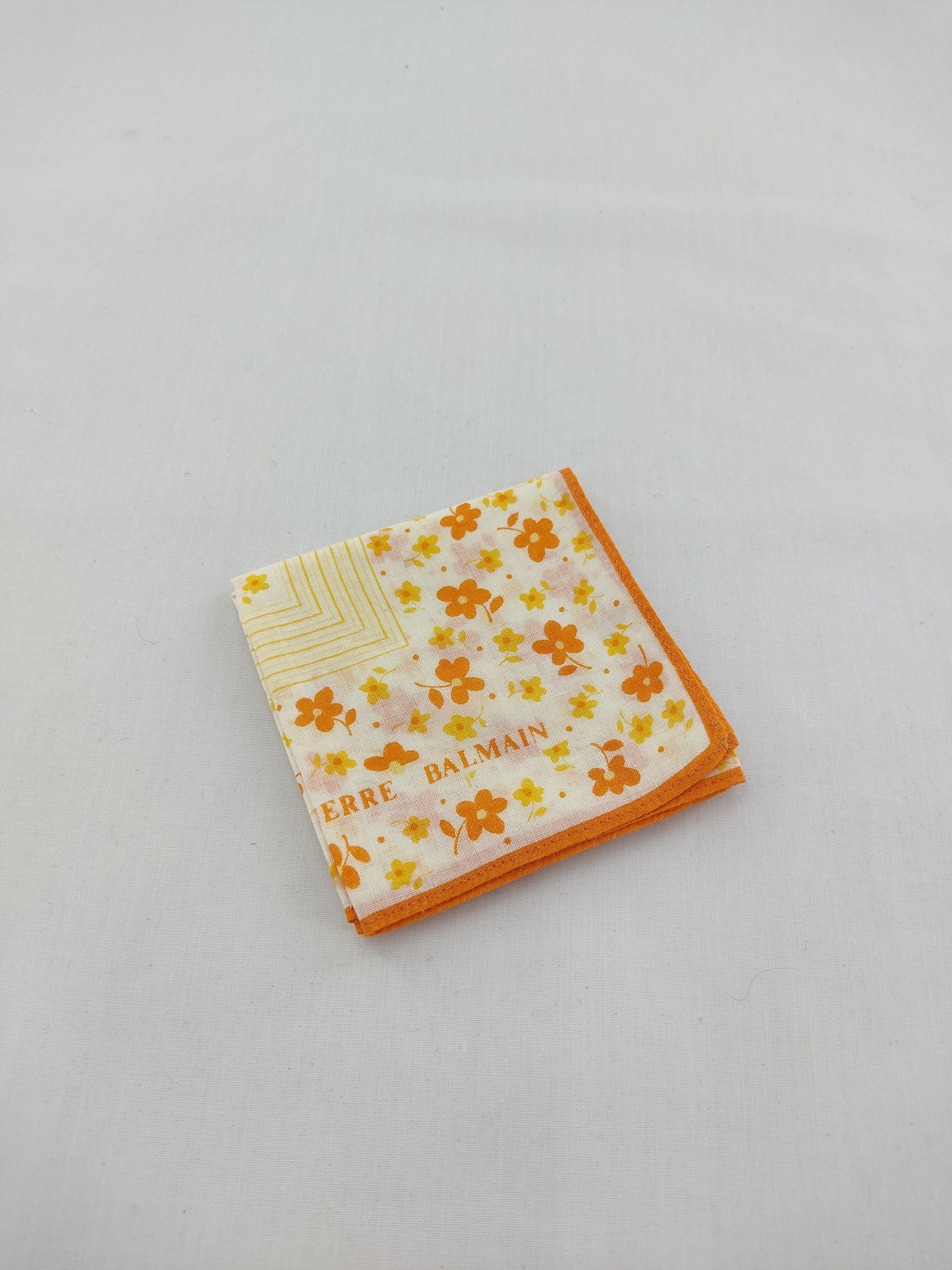 Pierre Balmain × Vintage Vintage Pierre Balmain Handkerchief / Neckwear / Bandana Size ONE SIZE - 2 Thumbnail