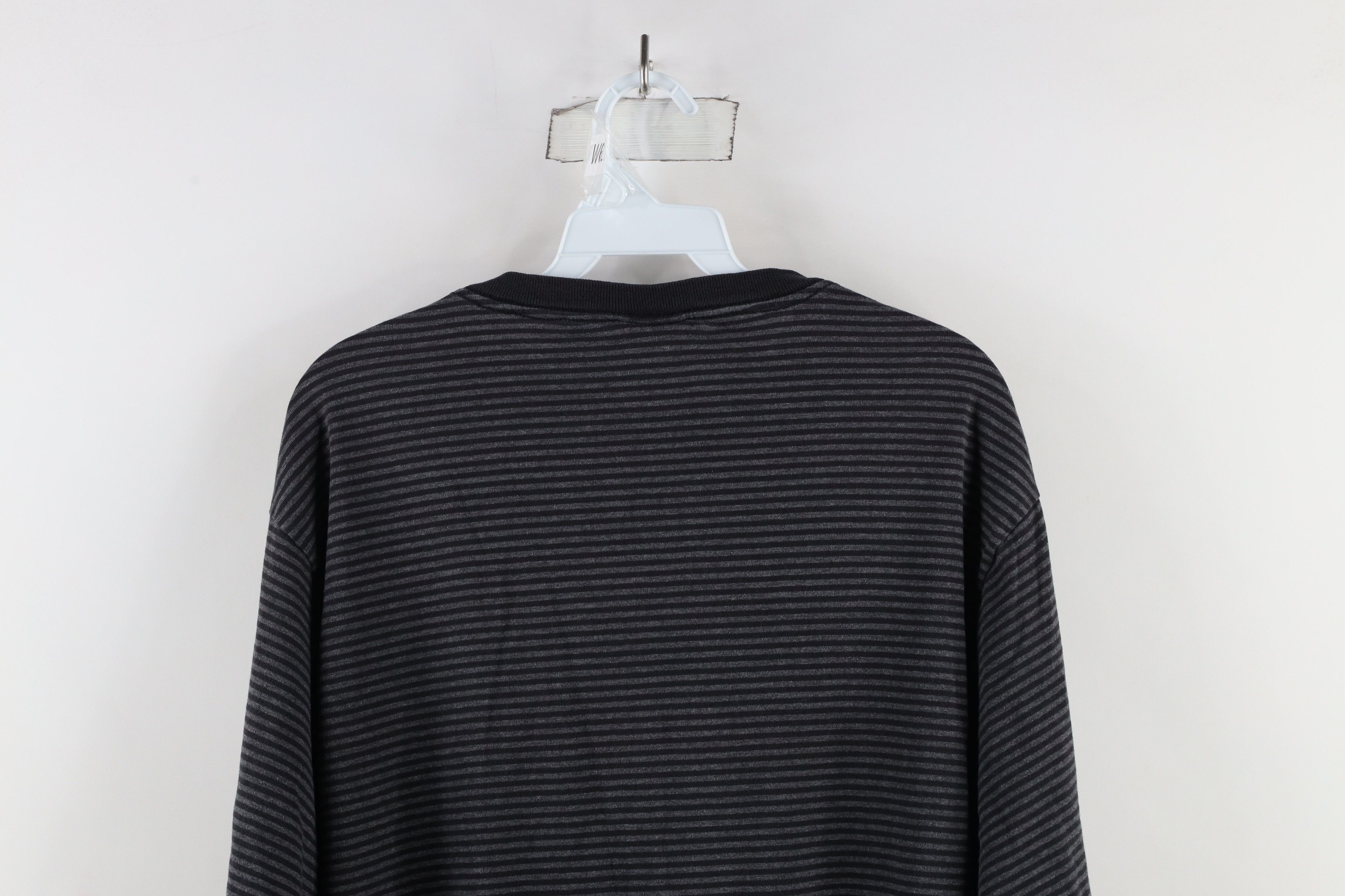 Vintage Vintage 90s Streetwear Long Sleeve T-Shirt Gray Cotton Size US M / EU 48-50 / 2 - 7 Thumbnail