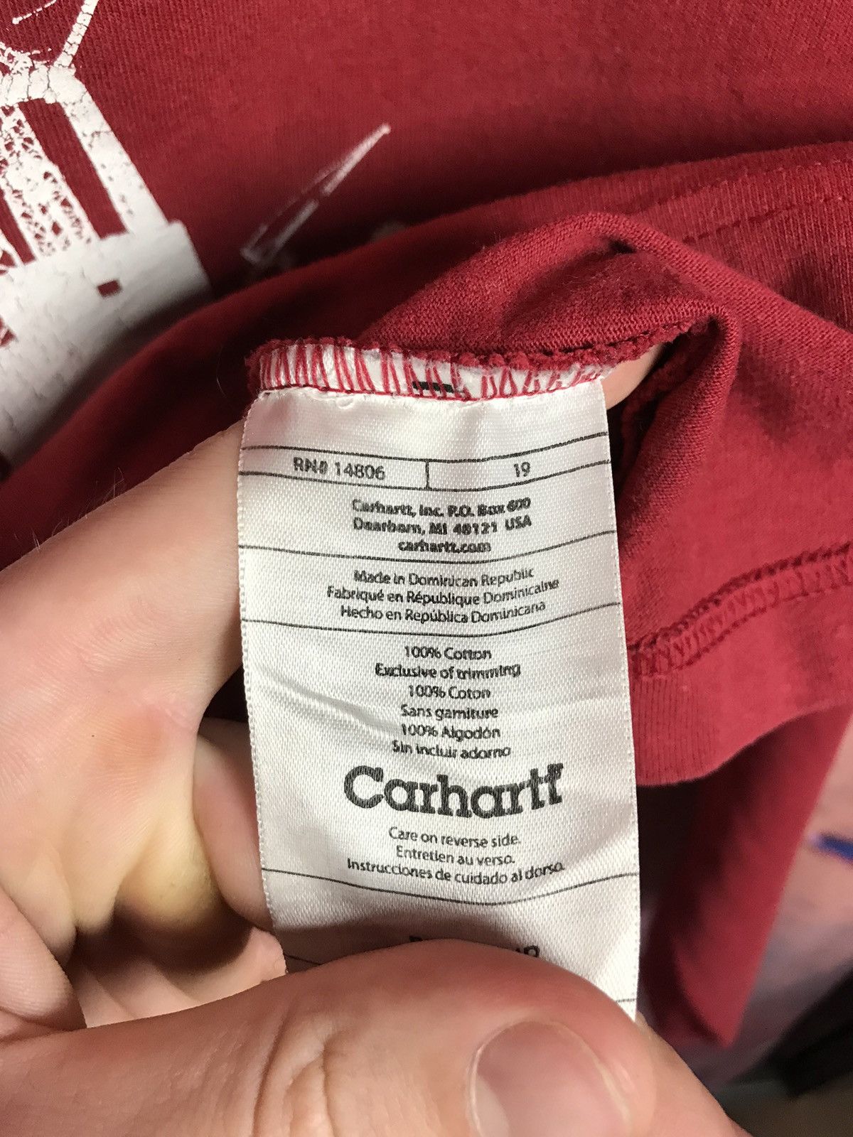 Carhartt Vintage Carhartt workwear streetwear tee Size US M / EU 48-50 / 2 - 6 Thumbnail