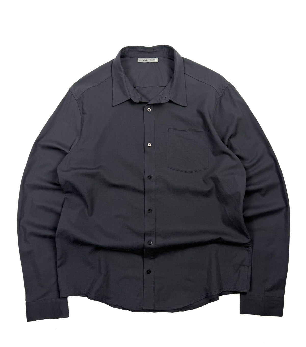Icebreaker Icebreaker Wool Botton Up Shirt Gray Outdoor Gorpcore Size US XL / EU 56 / 4 - 1 Thumbnail