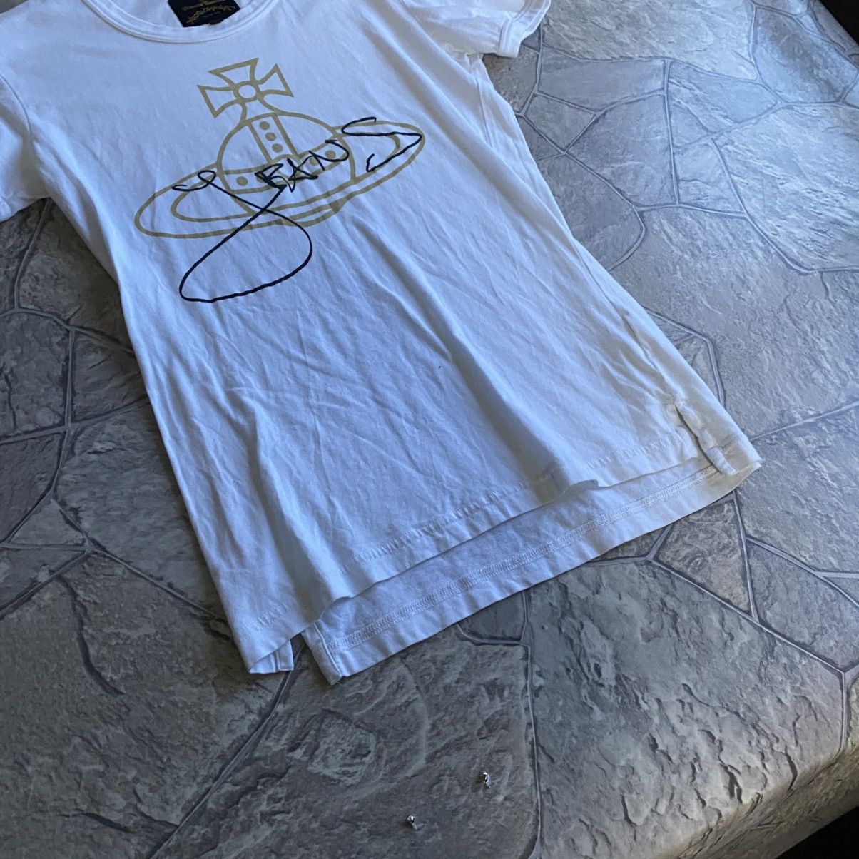 Vivienne Westwood Vivienne Westwood T shirt Big Logo White Size US S / EU 44-46 / 1 - 6 Thumbnail