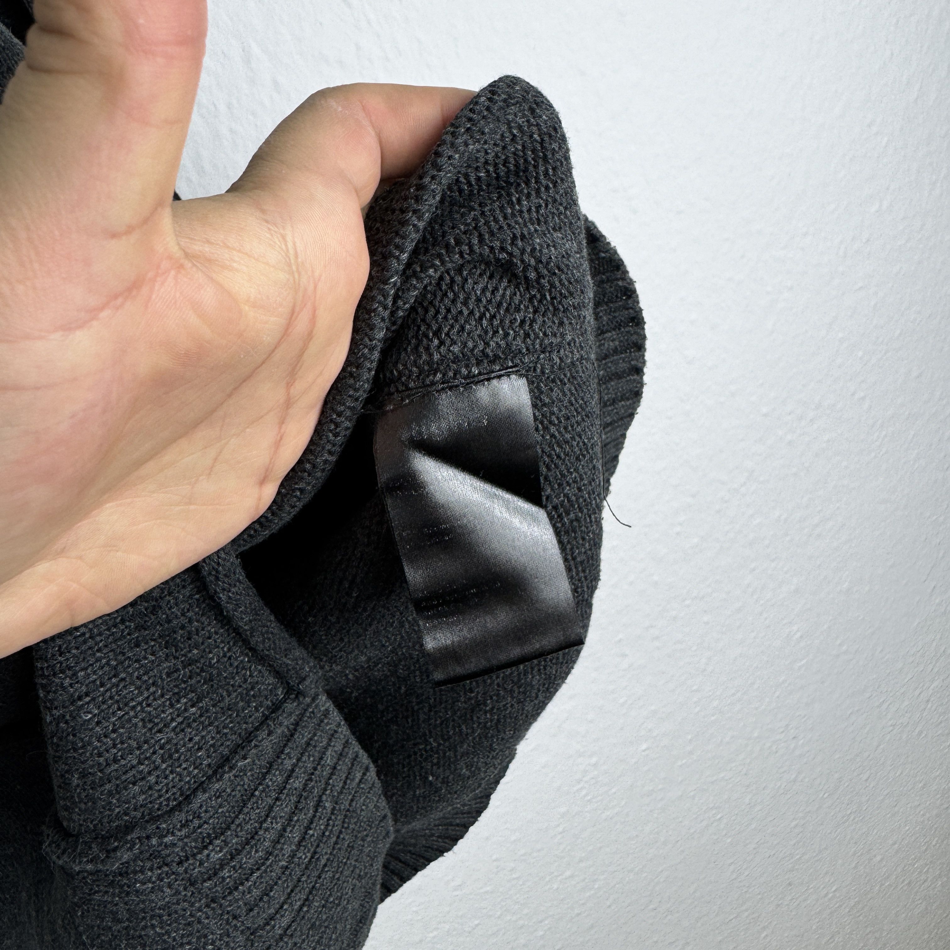 Designer × tigha Men`s TIGHA WOOL BLEND GRAY AVANT GARDE SWEATEr SIZE XXL Size US XXL / EU 58 / 5 - 9 Thumbnail