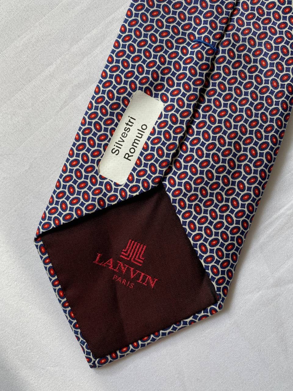 Lanvin × Vintage Vintage Lanvin Paris Silk Tie Size ONE SIZE - 6 Thumbnail
