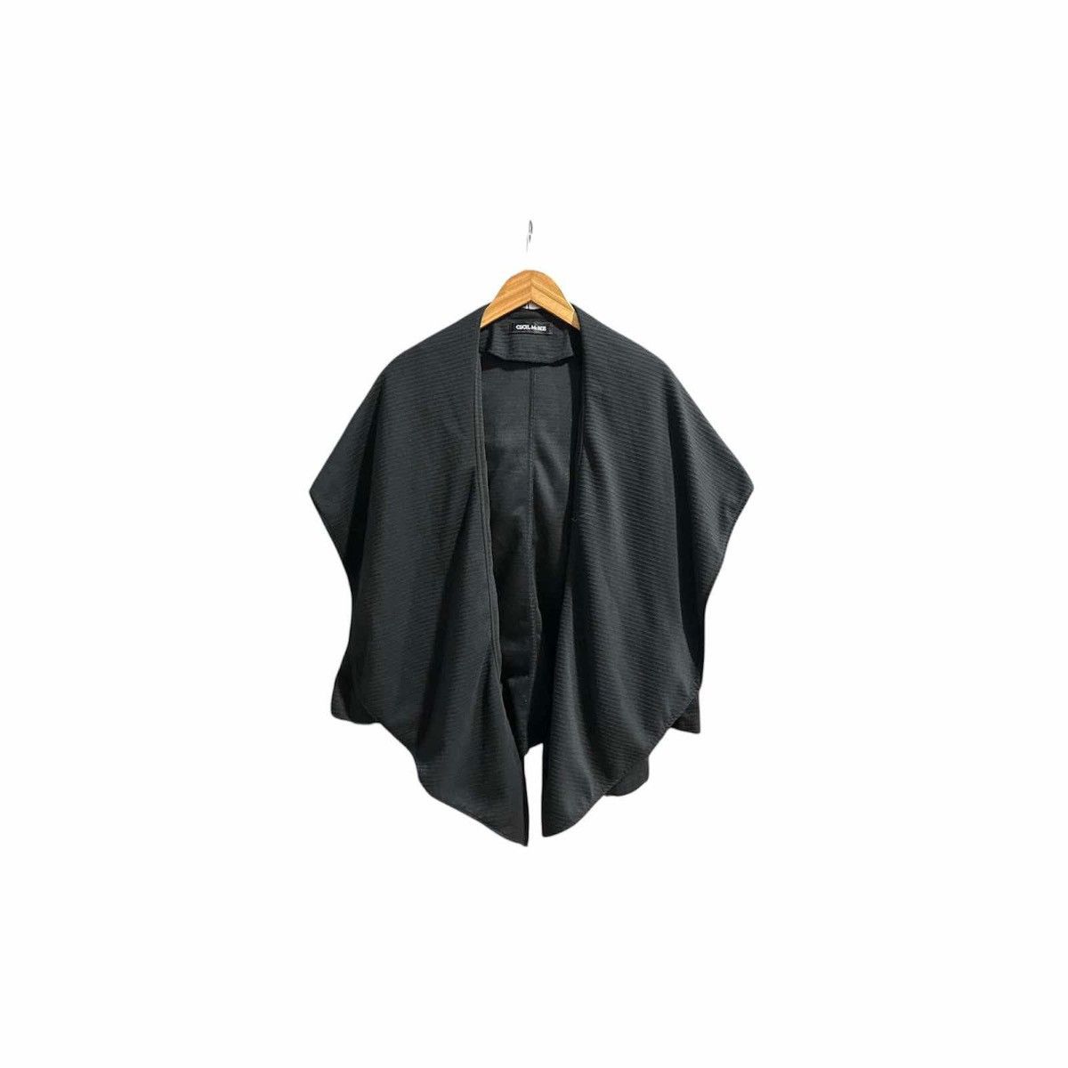 Japanese Brand × KMRii × Yasuyuki Ishii 🔥Rare Cecil Mcbee Drape Cardigan Jacket Hooded Asymmetric Size US M / EU 48-50 / 2 - 4 Thumbnail