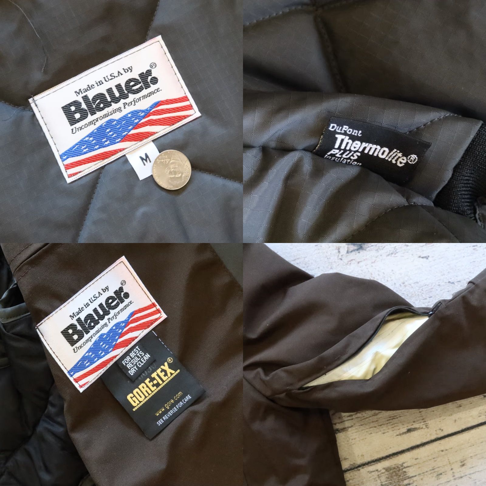 Vintage VINTAGE Blauer San Francisco Muni Gore Tex Work Jacket - Size M Brown Mens Jacket Size US M / EU 48-50 / 2 - 10 Thumbnail