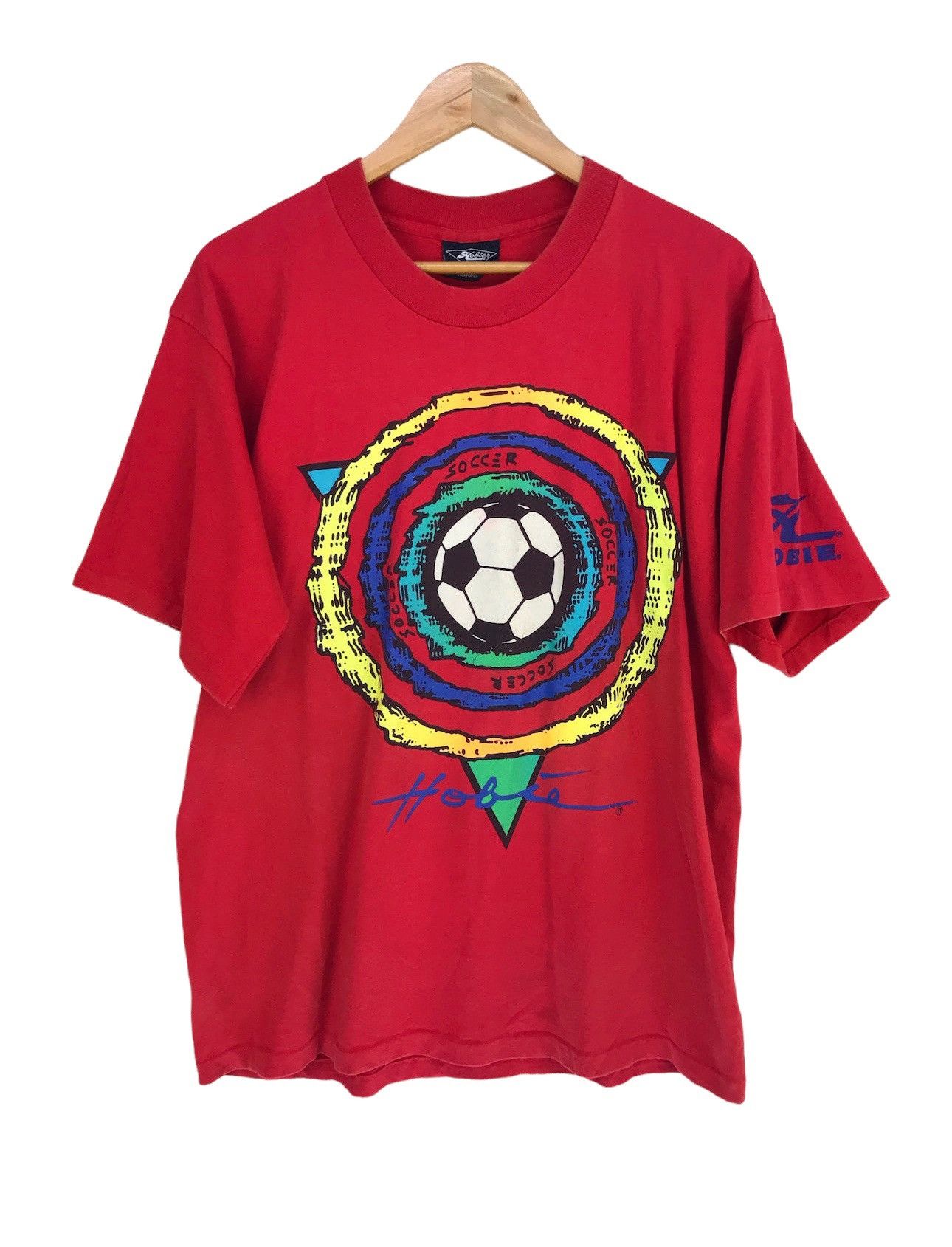 Vintage Vintage HOBIE Soccer Shirt Size US L / EU 52-54 / 3 - 1 Thumbnail
