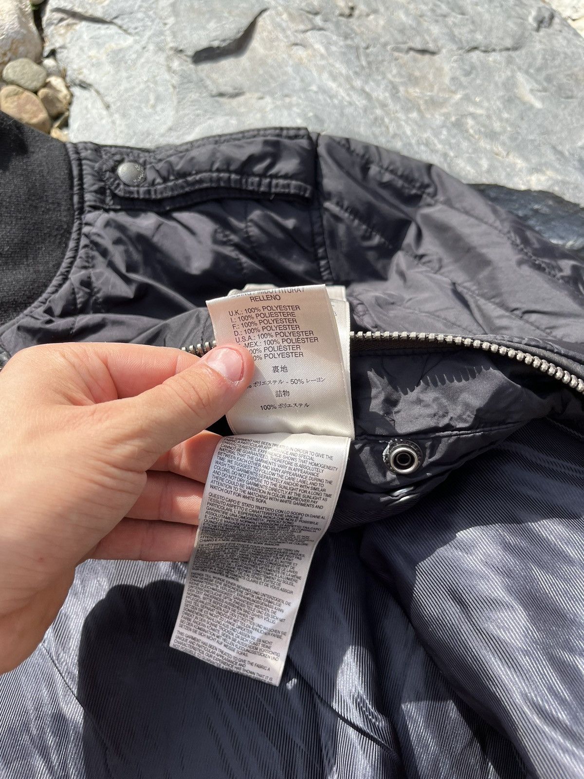 Diesel × Vintage Diesel vintage y2k bomber nylon jacket Avant Garde Size US M / EU 48-50 / 2 - 21 Thumbnail
