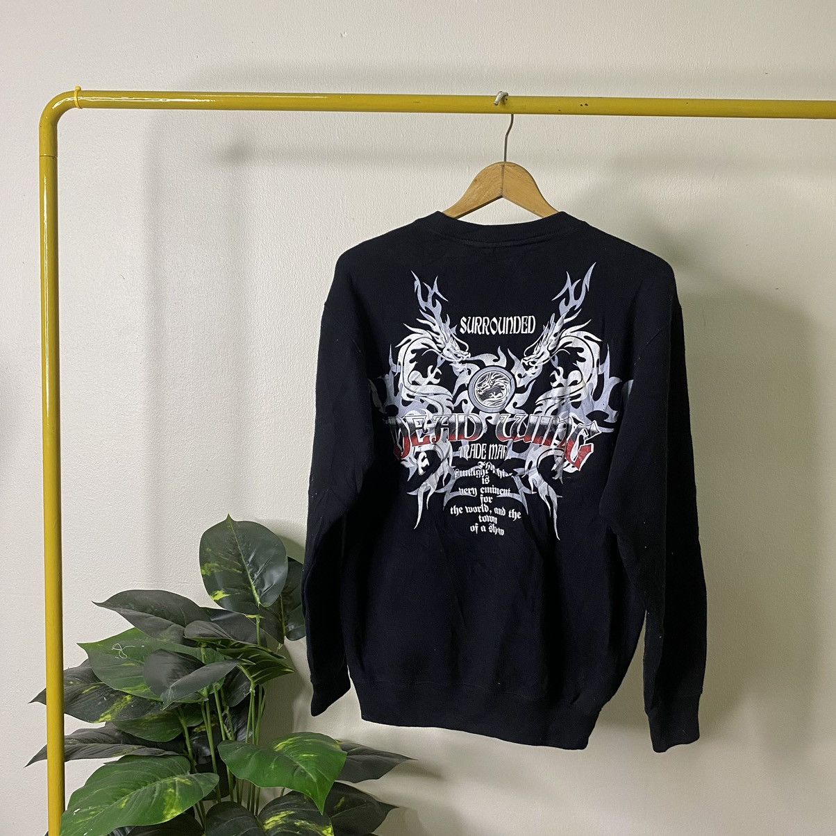 Affliction × If Six Was Nine × Japanese Brand The Breakers Dragon Affliction Cyber Gothic Punk Sweatshirt Size US M / EU 48-50 / 2 - 1 Thumbnail