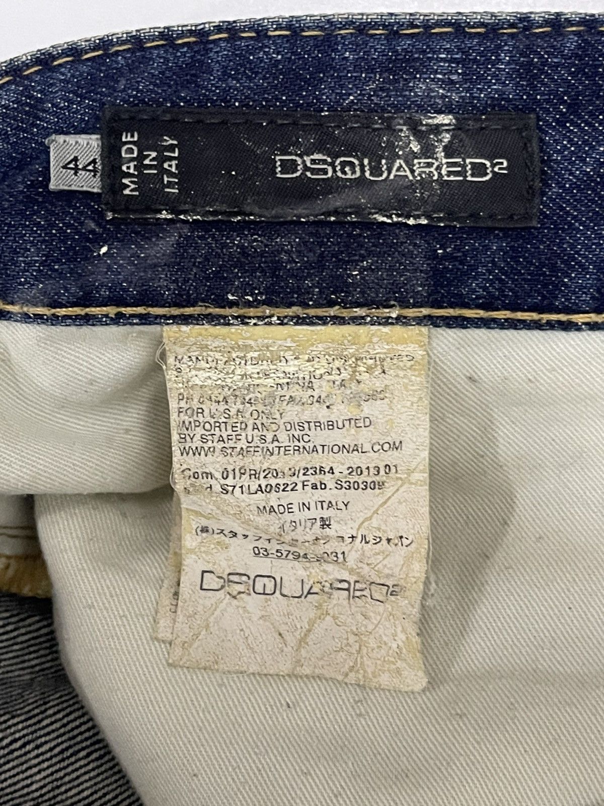 Dsquared2 DSQUARED2 Denim Blue Men's Slim Skinny Jeans Size US 30 / EU 46 - 5 Thumbnail