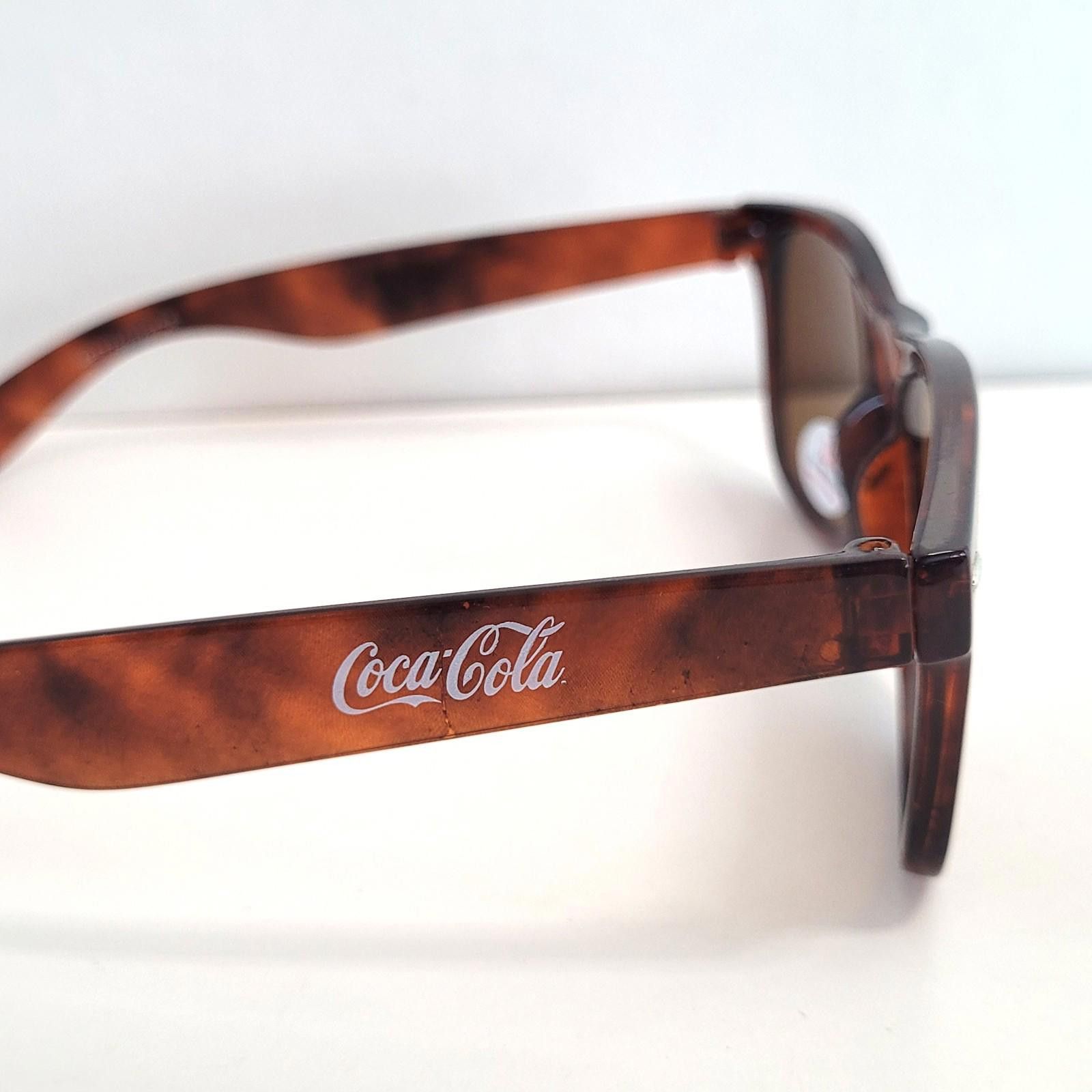 Coca Cola Coca-Cola Tortoiseshell Sunglasses Brown Lenses UV Protect Size ONE SIZE - 5 Thumbnail