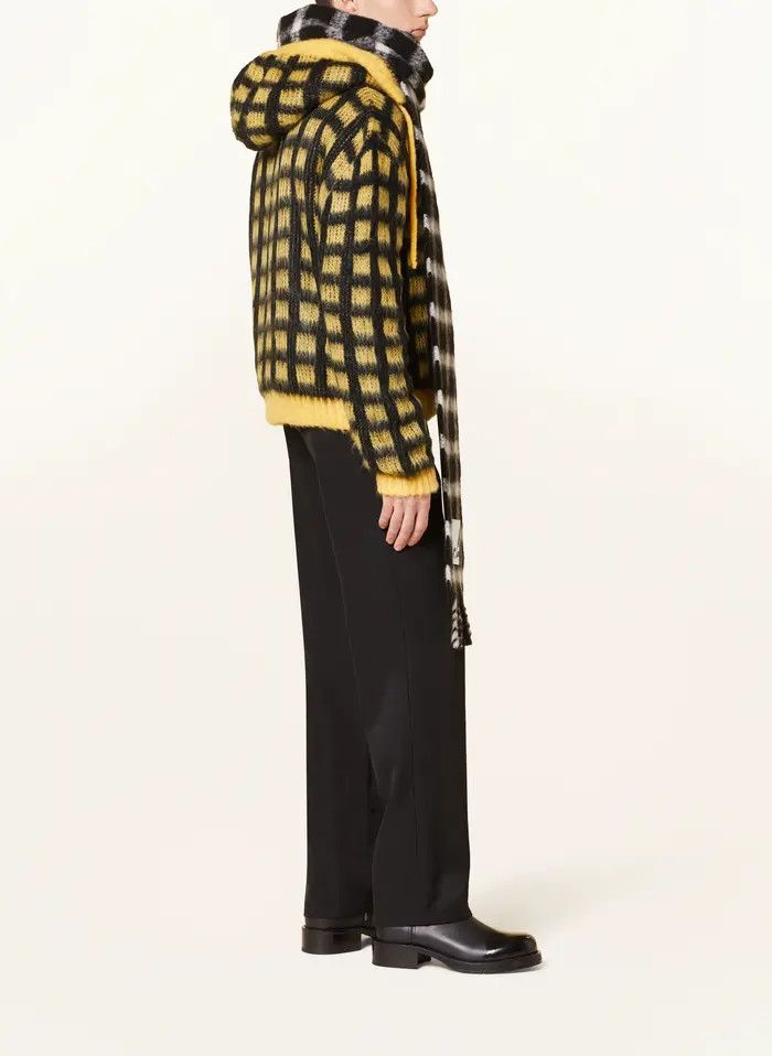 Marni o1w1db10125 Mohair Cardigan in Black/Yellow Size US M / EU 48-50 / 2 - 4 Thumbnail