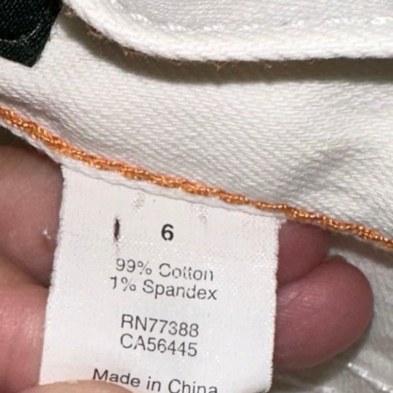J.Crew J. Crew White Cutoff Cuffed Denin Shorts Size 28" / US 6 / IT 42 - 4 Thumbnail