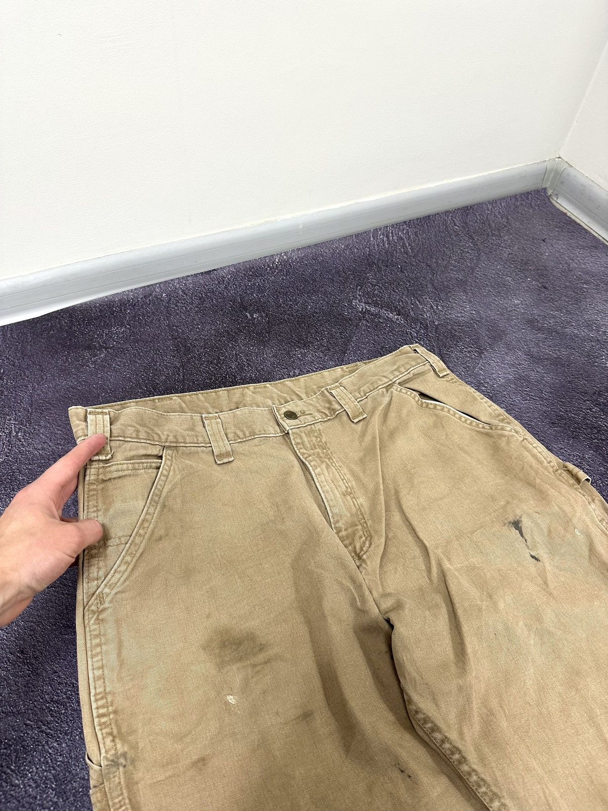 Carhartt Vintage Carhartt USA Cargo Carpenter Opium Baggy Work Pants Size US 38 / EU 54 - 10 Thumbnail