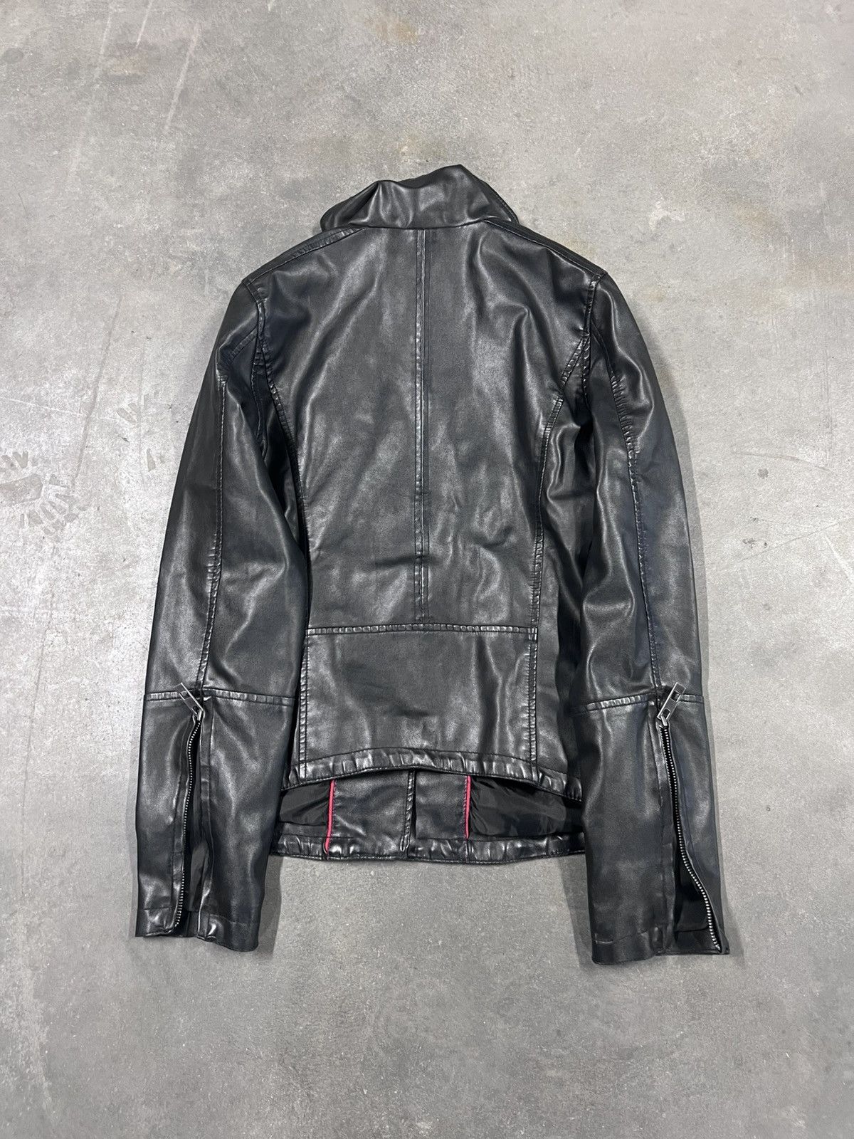 Rick Owens Asymmetrical Double Zip AvantGarde High Neck Japanese Jacket Size S / US 4 / IT 40 - 5 Thumbnail