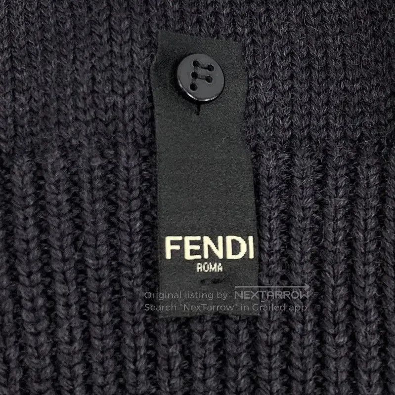Fendi Fendi Color Block Wool Knit Sweater for Men . Size US S / EU 44-46 / 1 - 5 Thumbnail