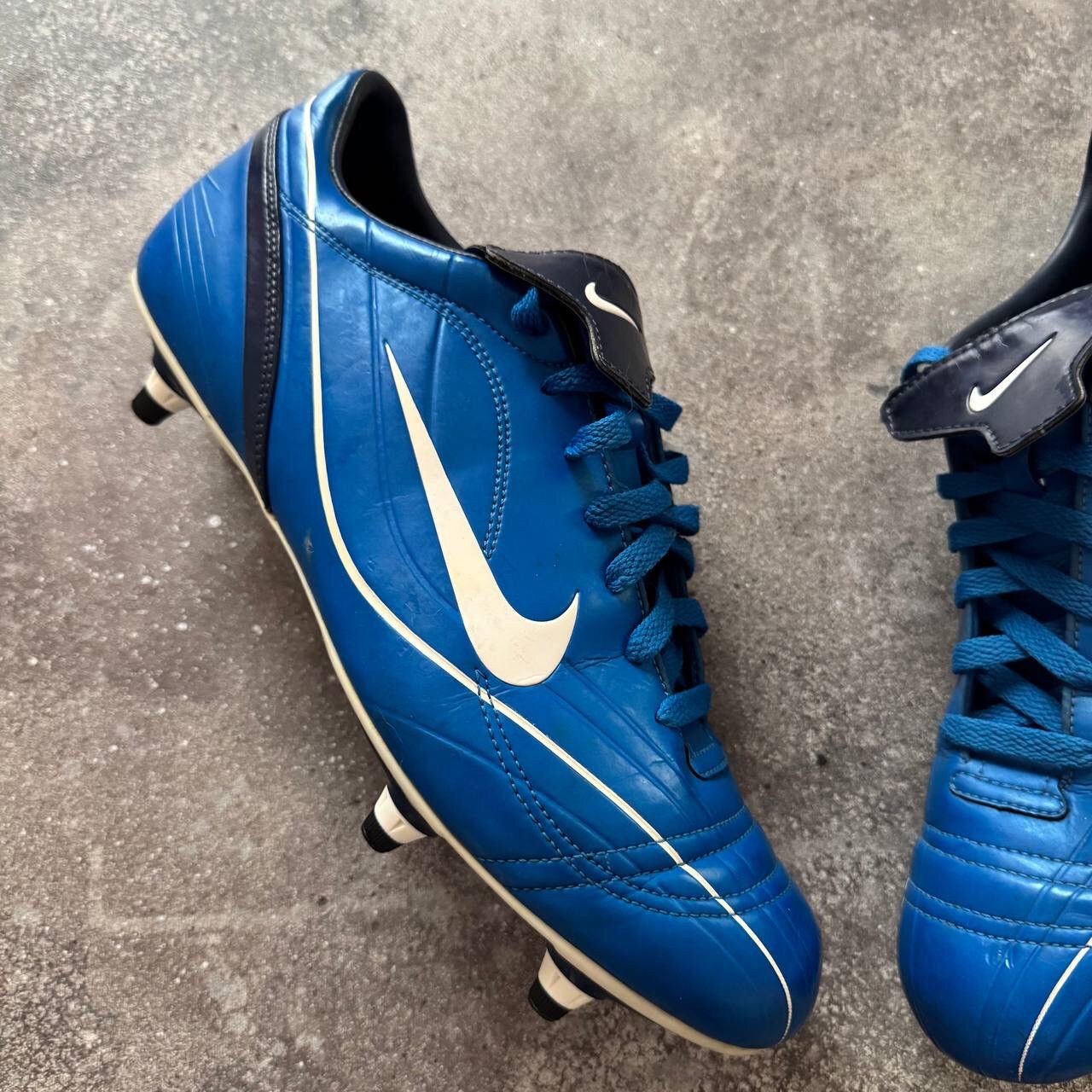 Nike × Vintage Nike Vapor SG Vintage RARE Soccer/Football Boots Cleats Size US 12 / EU 45 - 4 Thumbnail