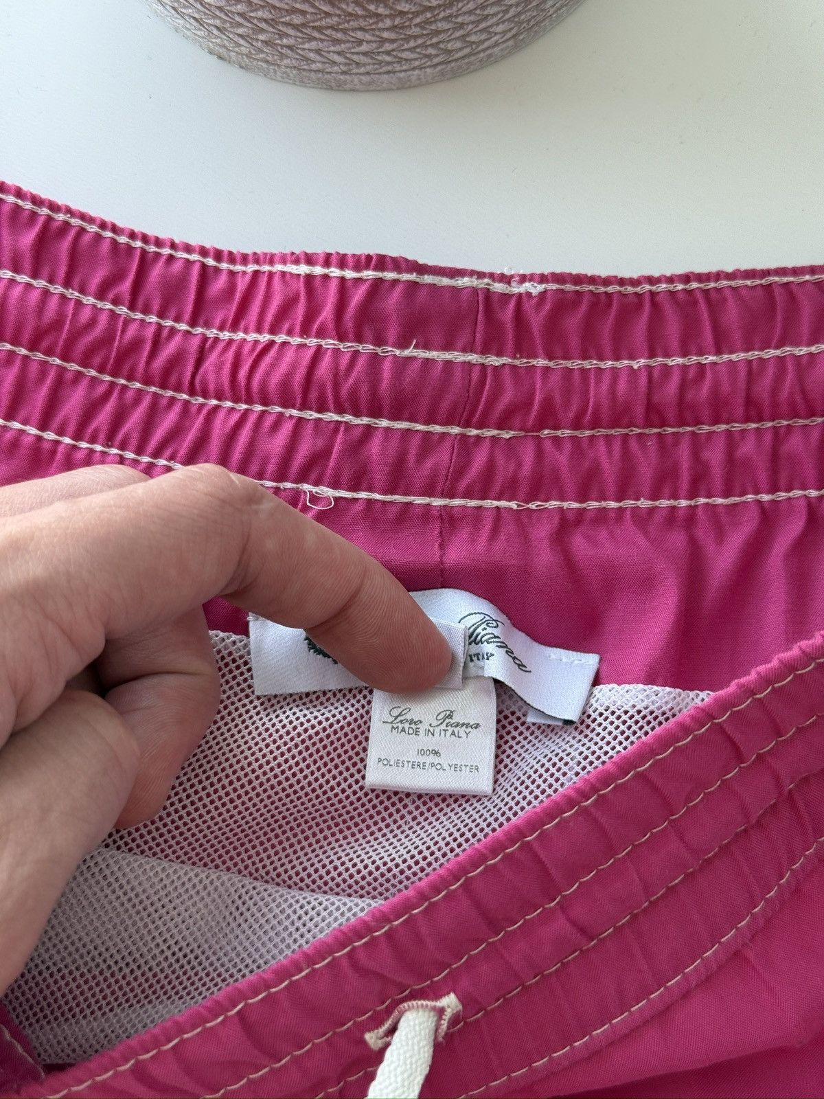 Loro Piana Loro Piana Swim Shorts Pink L Size US 34 / EU 50 - 10 Thumbnail