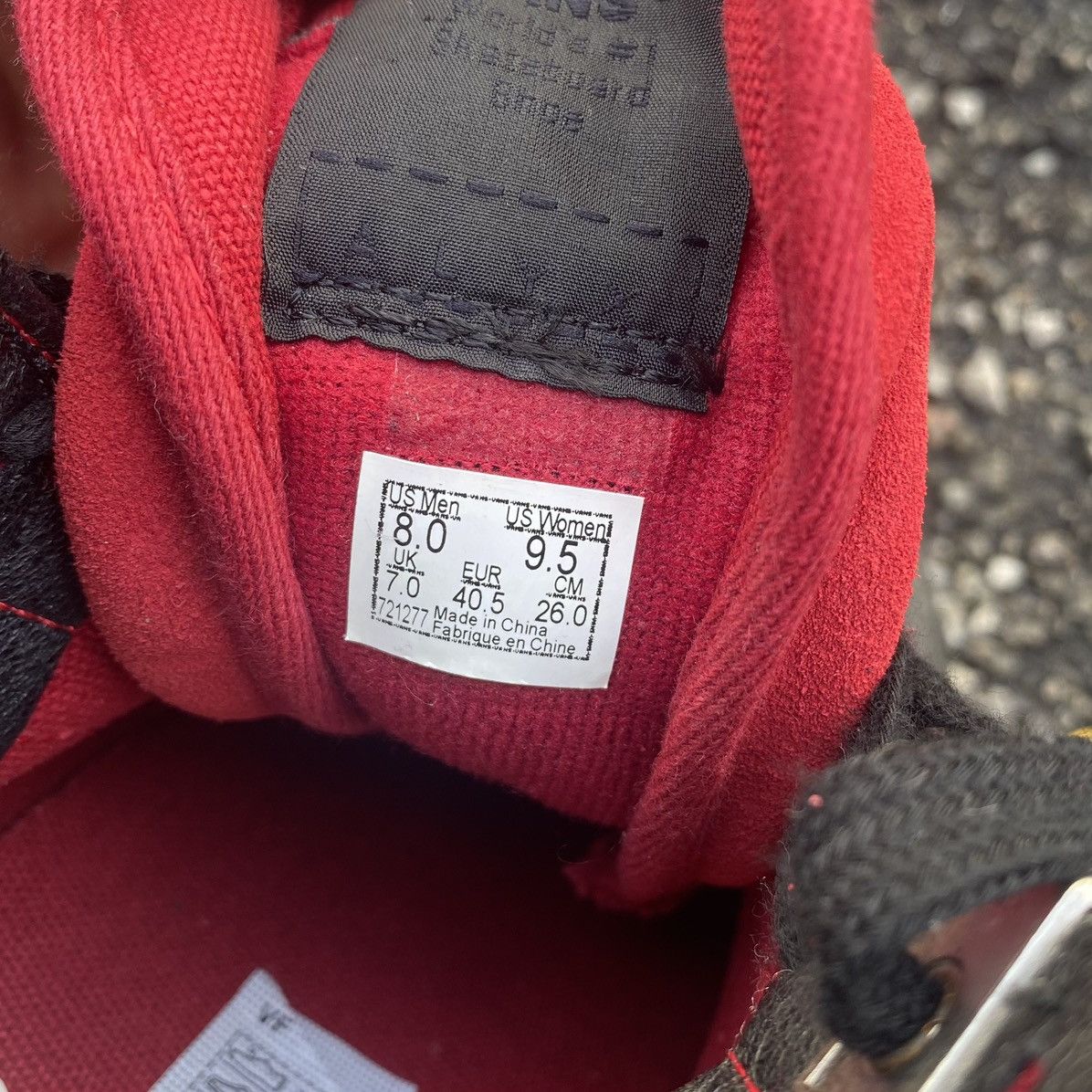 Alyx × Vans Alyx x Vans Sk8-Hi Red Sneakers Size US 8 / EU 41 - 12 Thumbnail